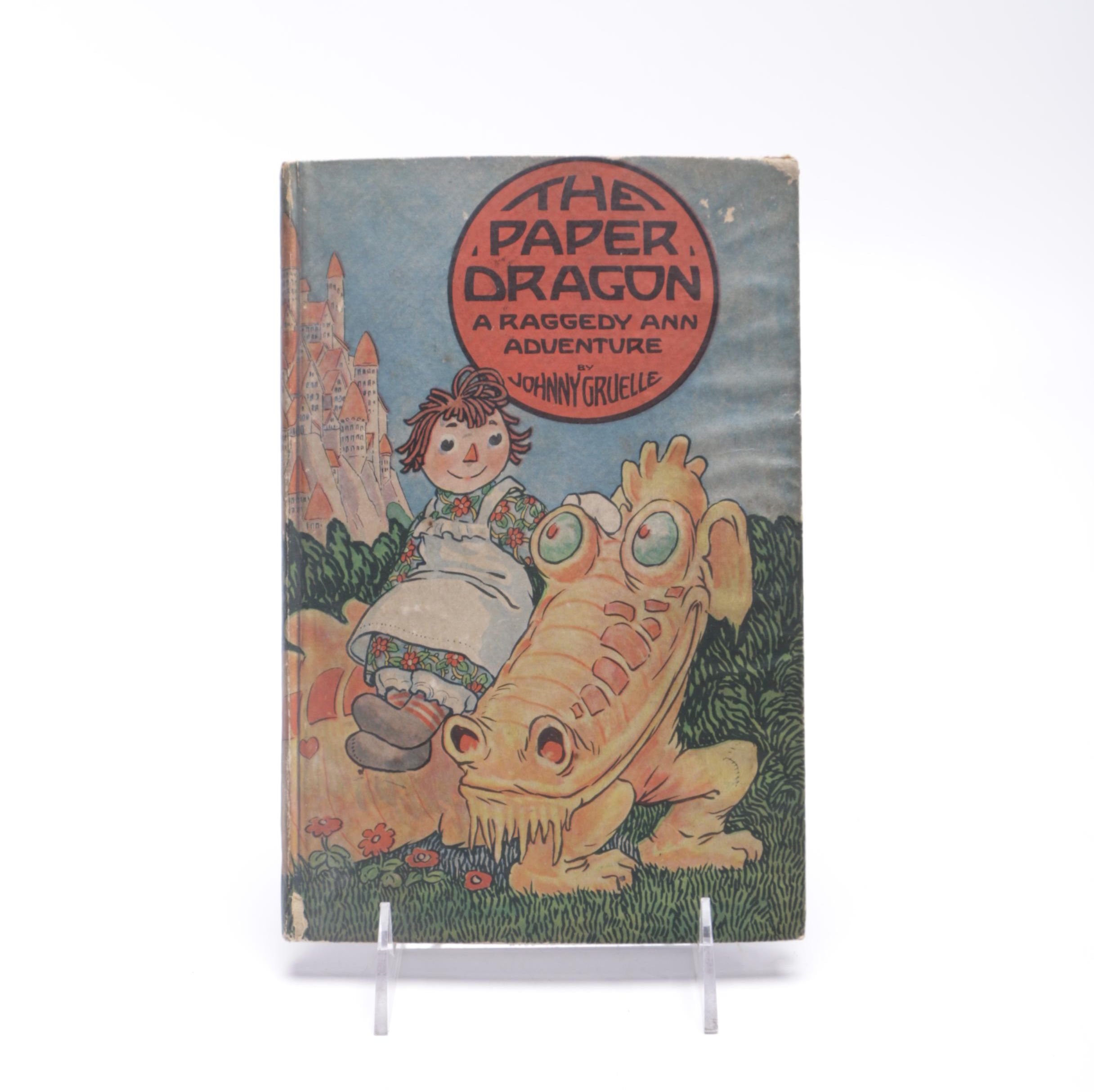 Signed "The Paper Dragon: A Raggedy Ann Adventure" by Johnny Gruelle