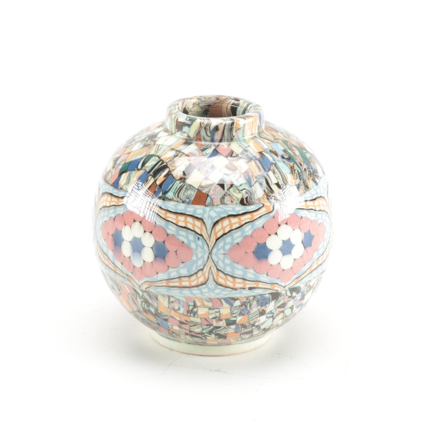 Jean Gerbino Mosaic Vase
