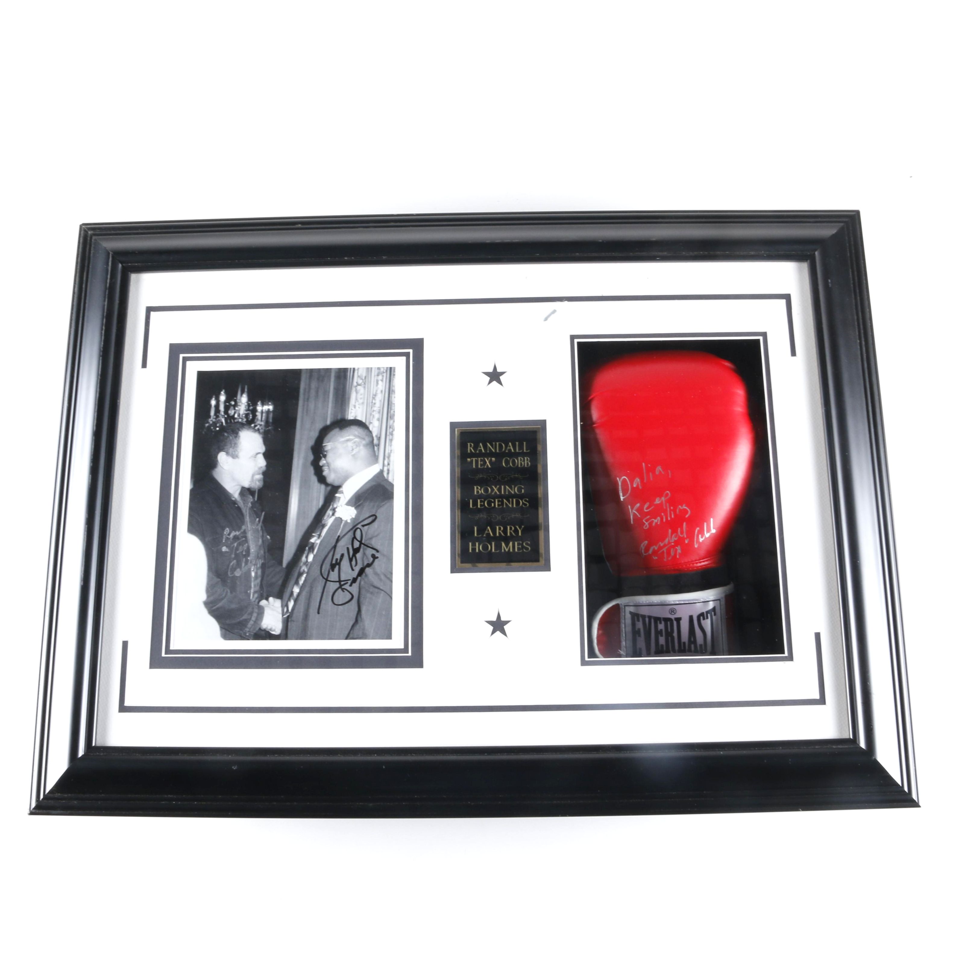 Authenticated Larry Holmes and Randall "Tex" Cobb Signed Memorabilia
