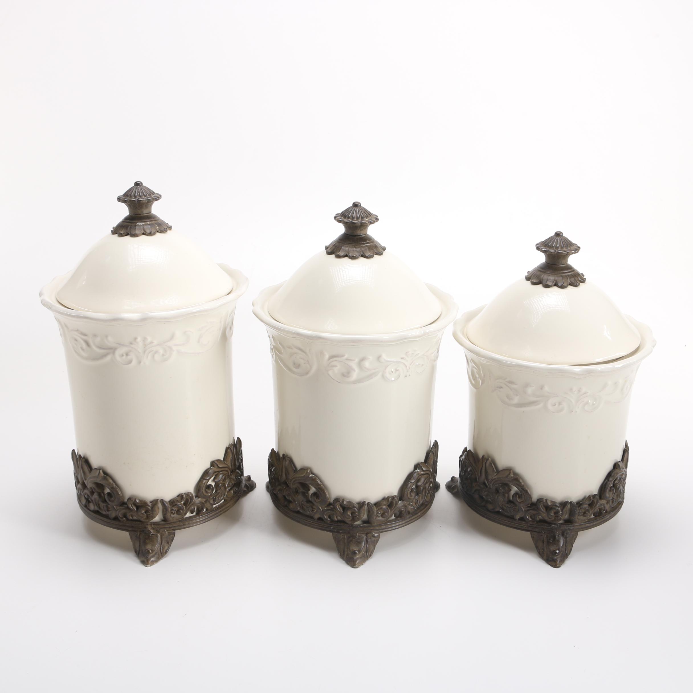 Chris Madden Kitchen Canisters