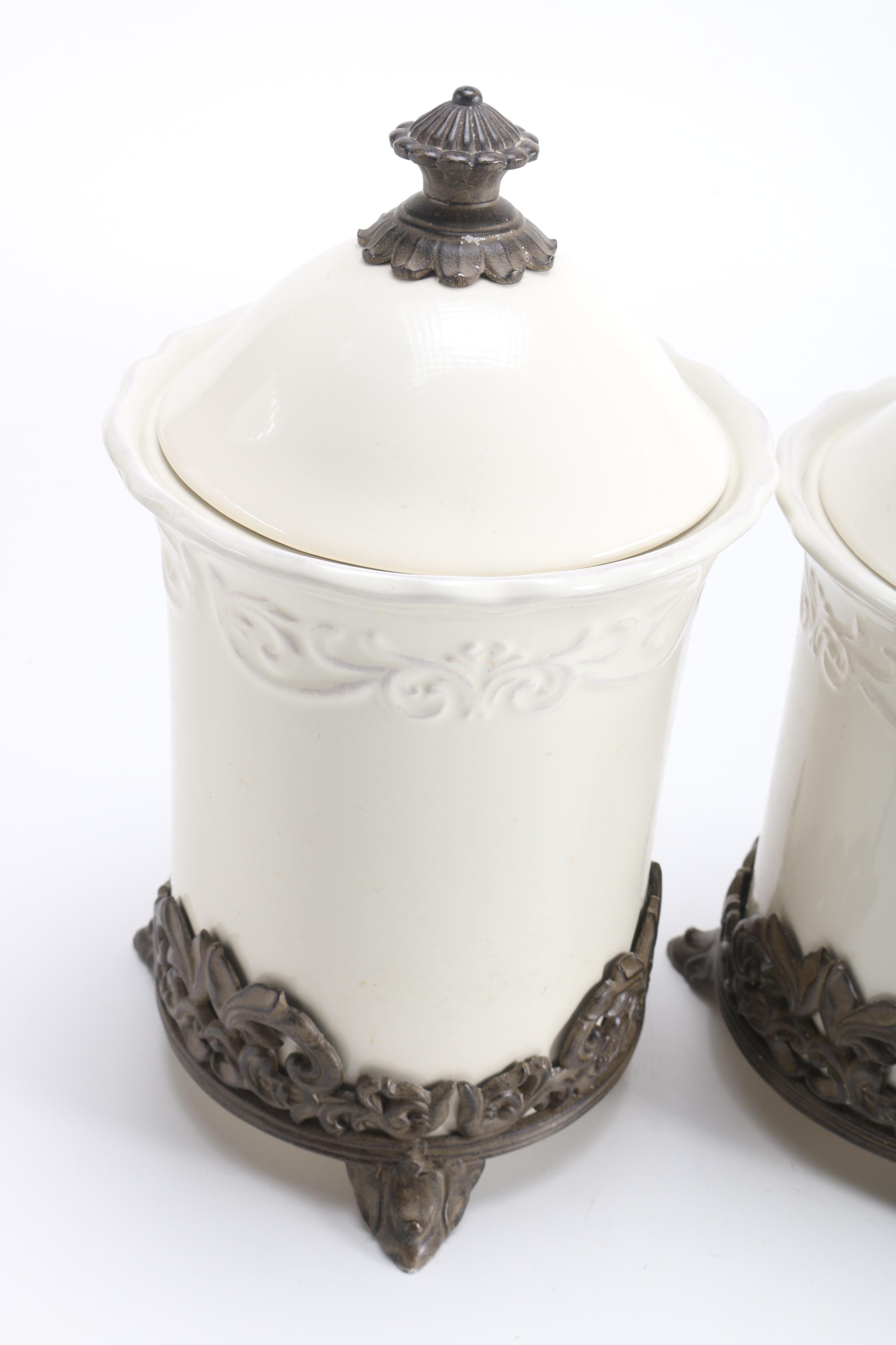 Chris Madden Kitchen Canisters