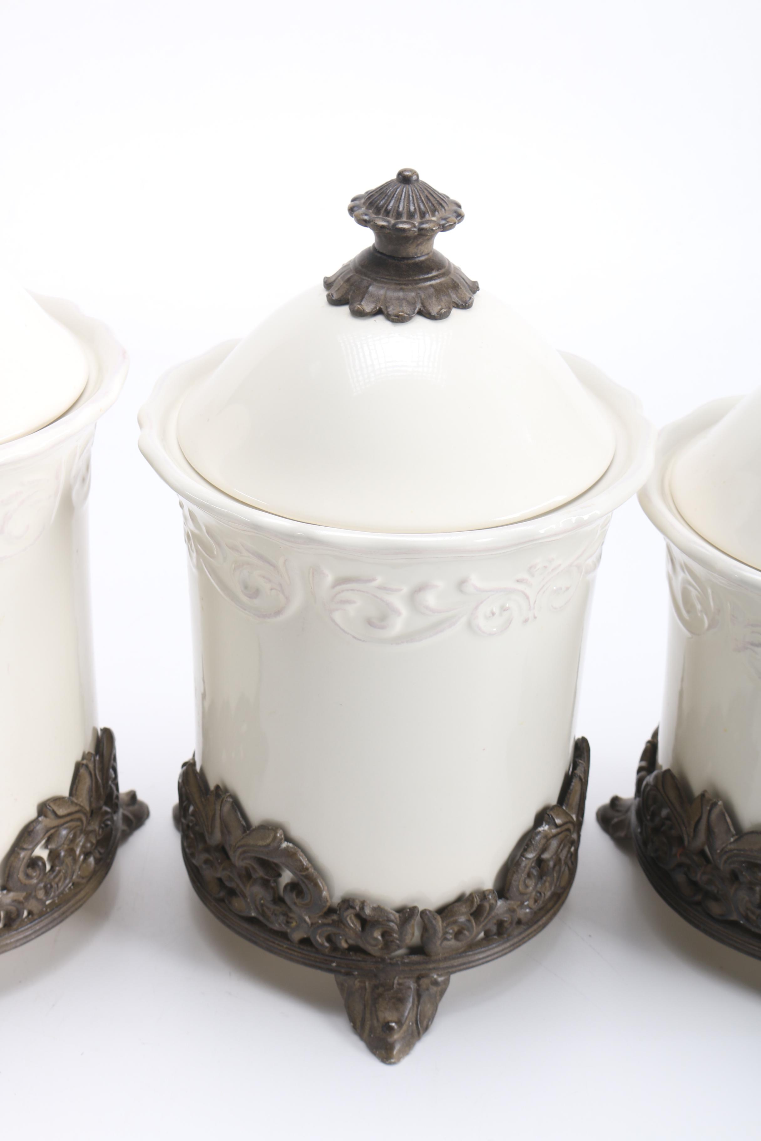 Chris Madden Kitchen Canisters