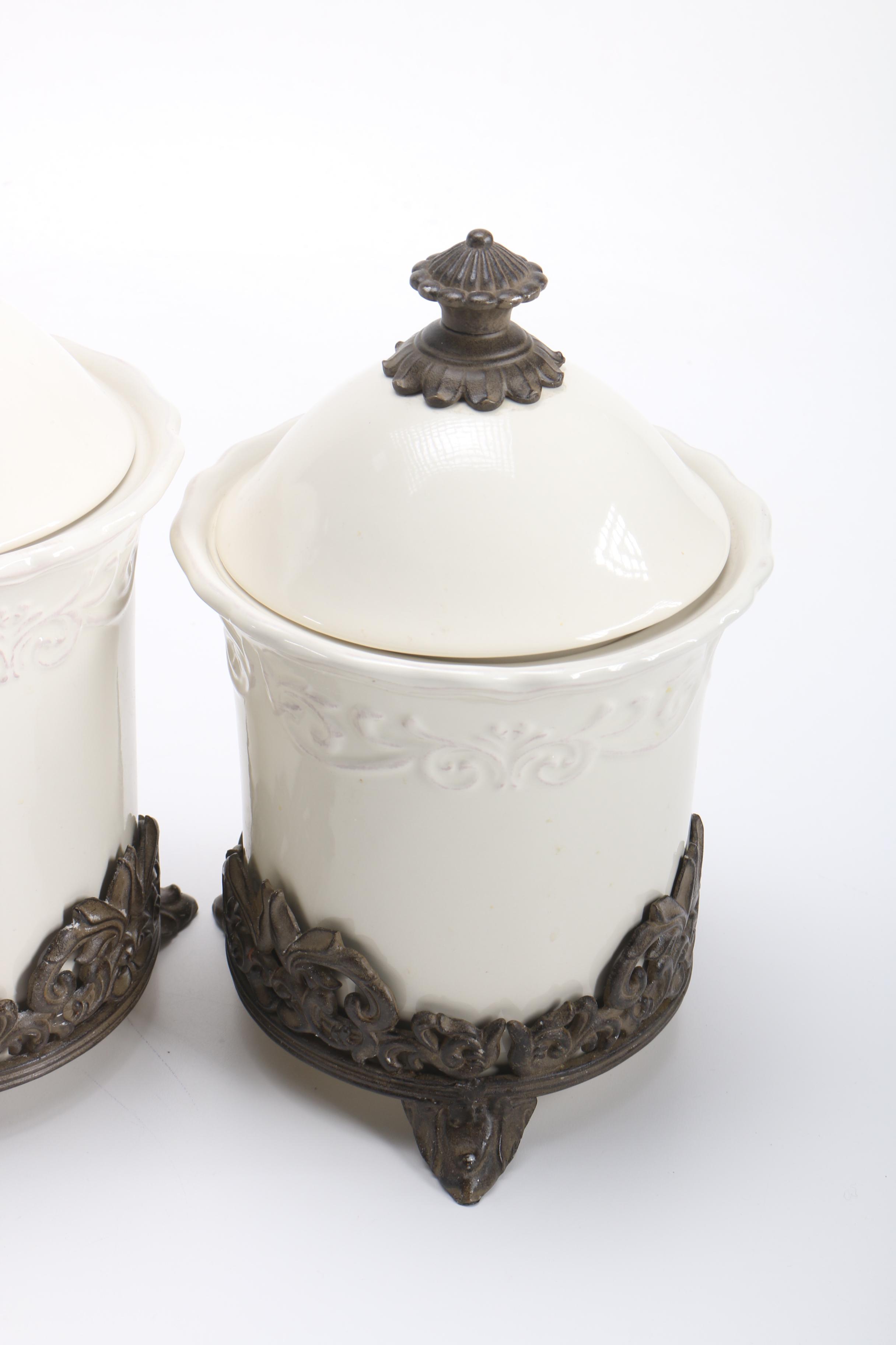 Chris Madden Kitchen Canisters