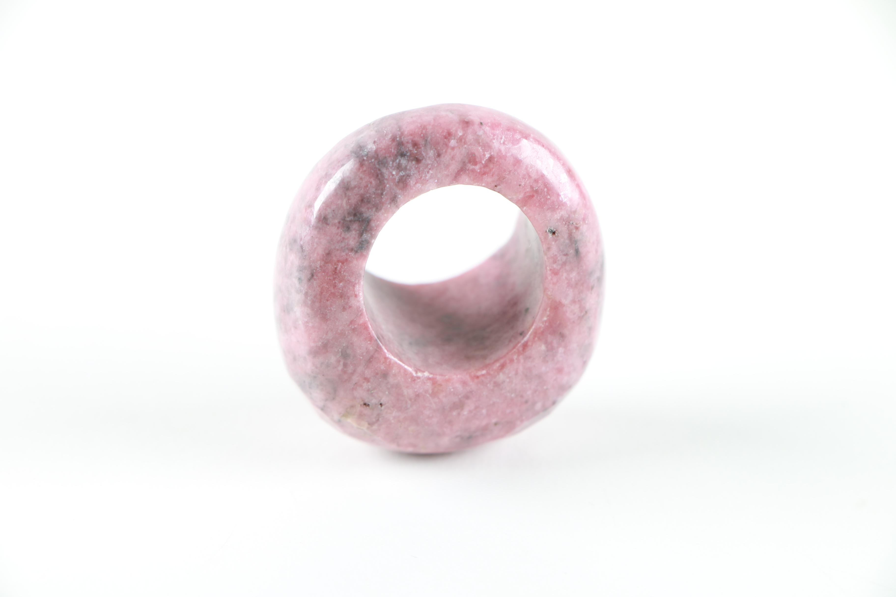 Solid Rhodonite Ring