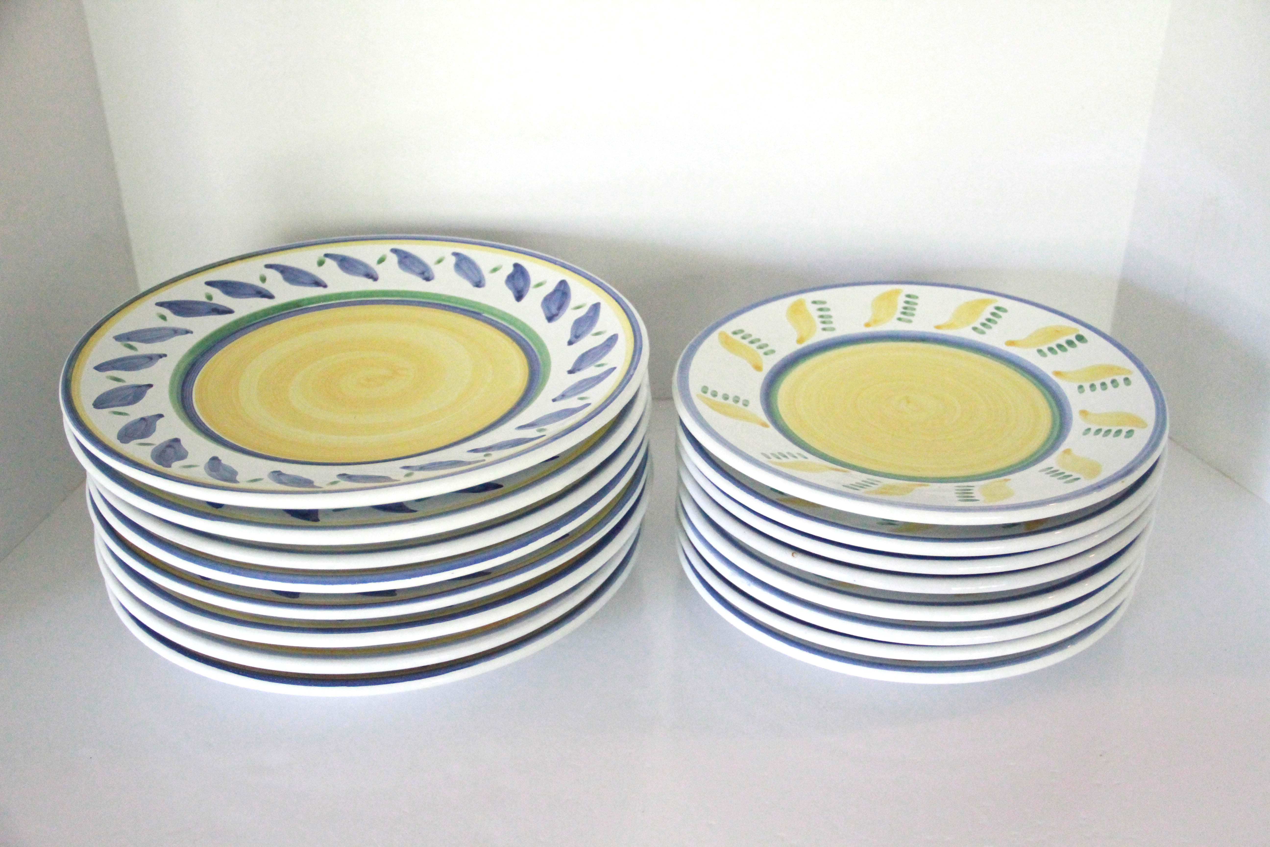 Set of Williams Sonoma Tournesol (Italy) Tableware