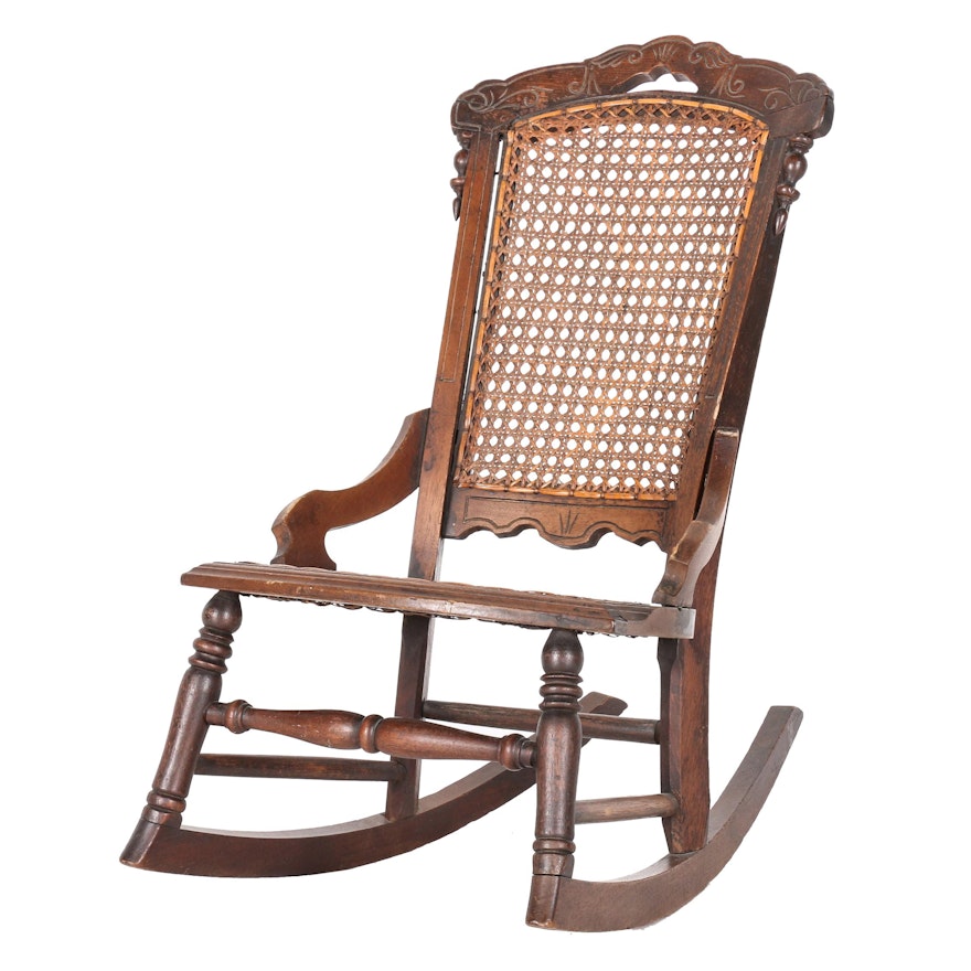 Antique Eastlake Children's Rocking Chair