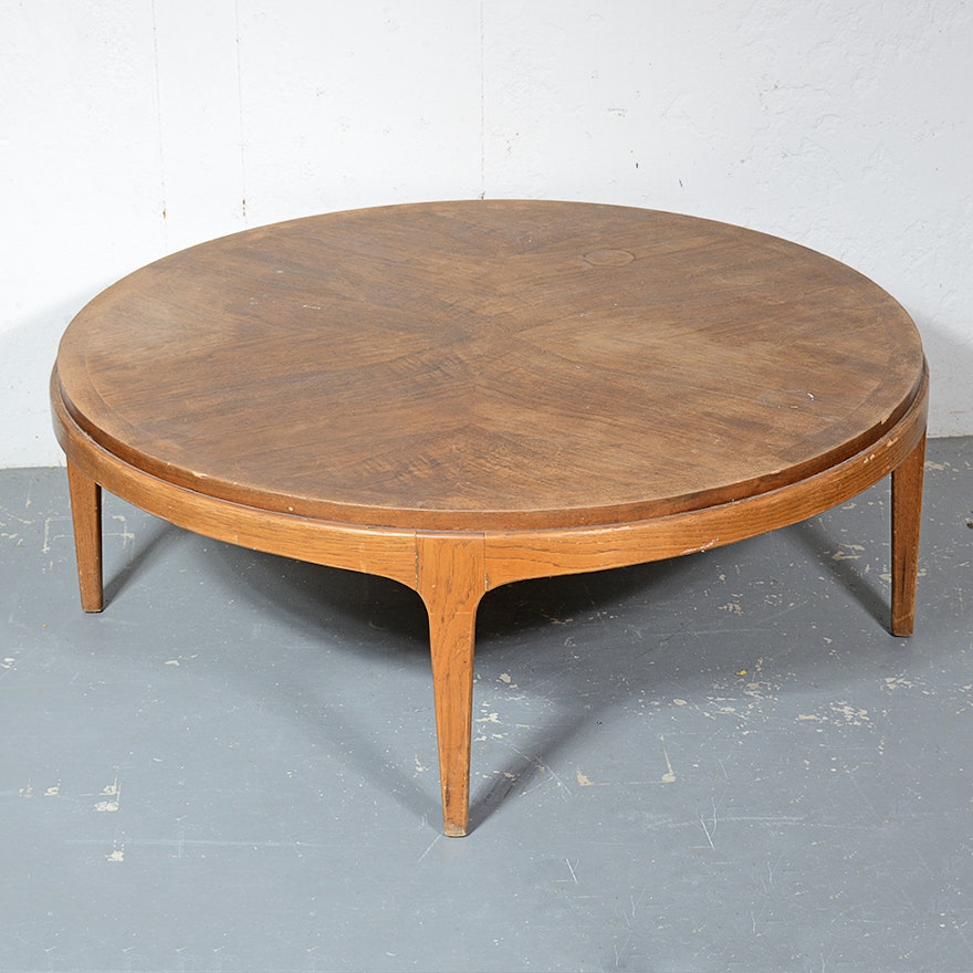 1960s Mid Century Modern Lane "Rhythm" Walnut Coffee Table