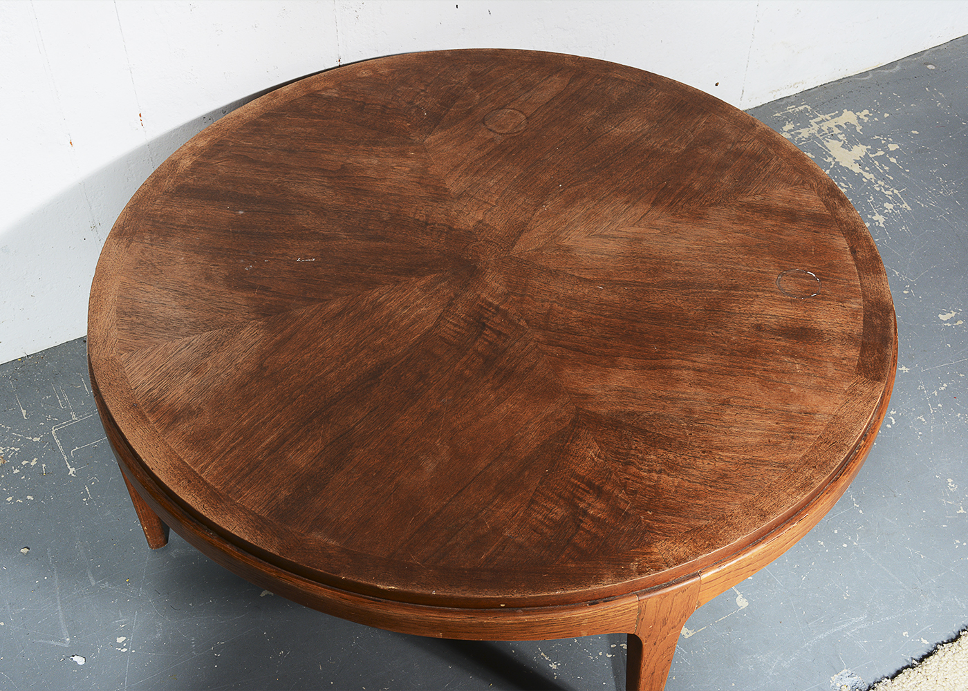 1960s Mid Century Modern Lane "Rhythm" Walnut Coffee Table