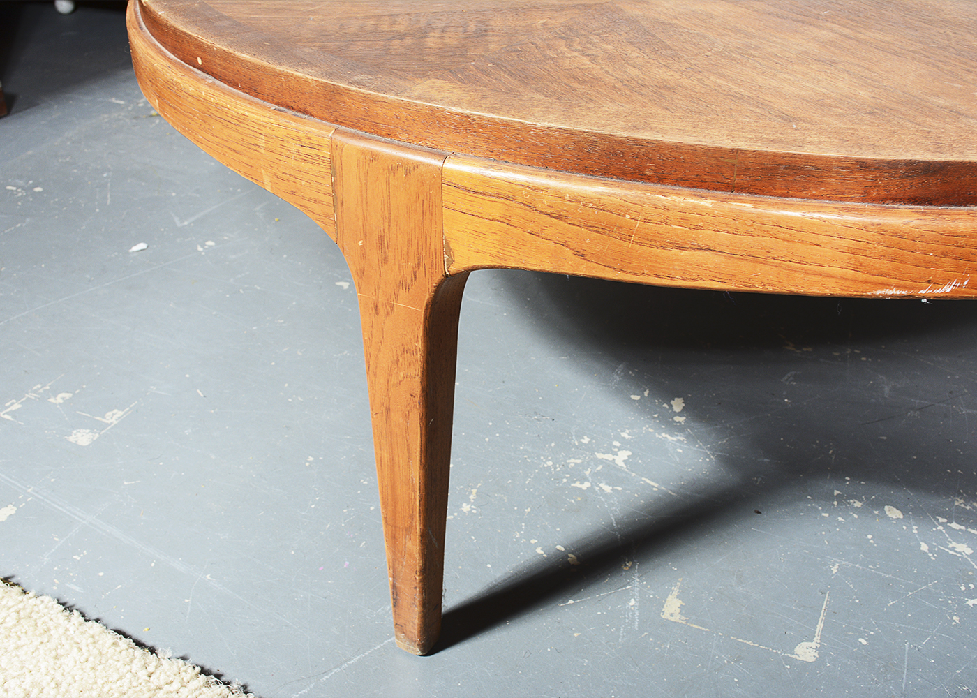 1960s Mid Century Modern Lane "Rhythm" Walnut Coffee Table