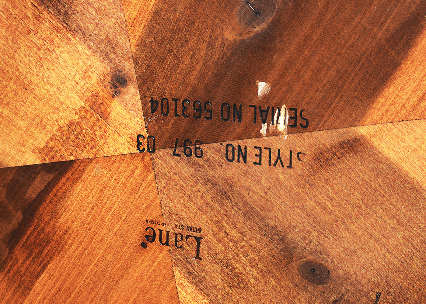 1960s Mid Century Modern Lane "Rhythm" Walnut Coffee Table