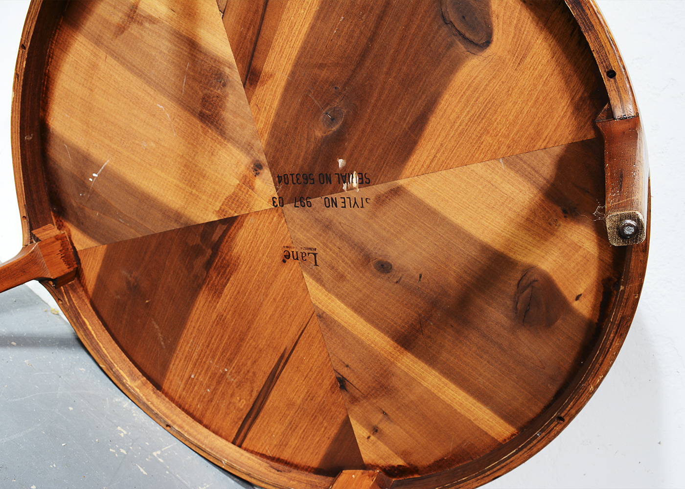 1960s Mid Century Modern Lane "Rhythm" Walnut Coffee Table