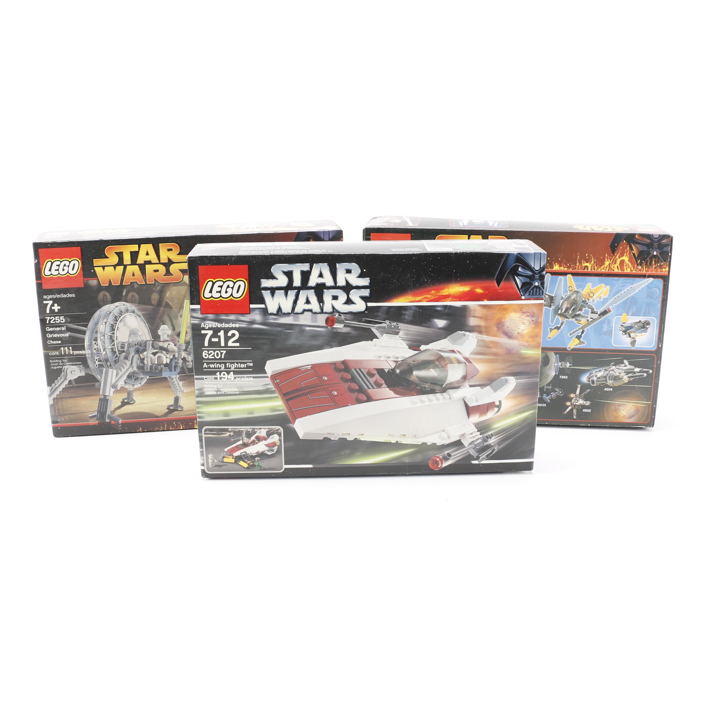 Three Boxes of Lego "Star Wars" Sets