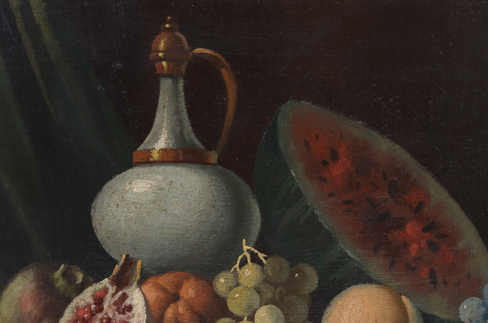 Original Vintage Oil on Linen Still Life Painting