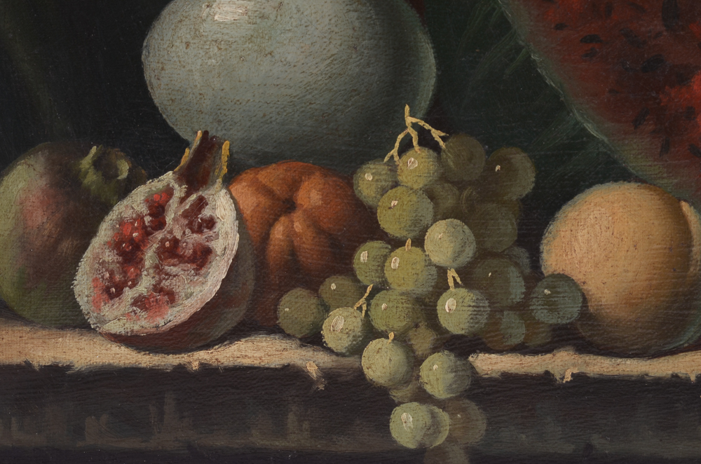 Original Vintage Oil on Linen Still Life Painting