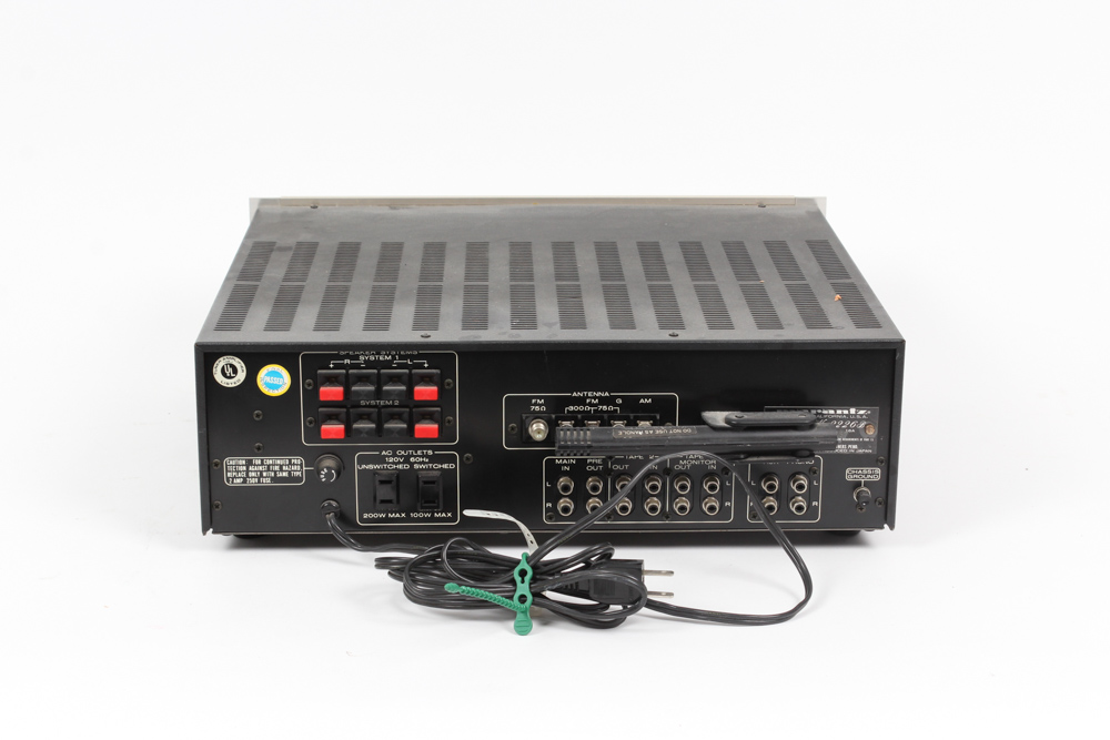 Marantz Stereophonic Receiver and Polk Audio Speakers