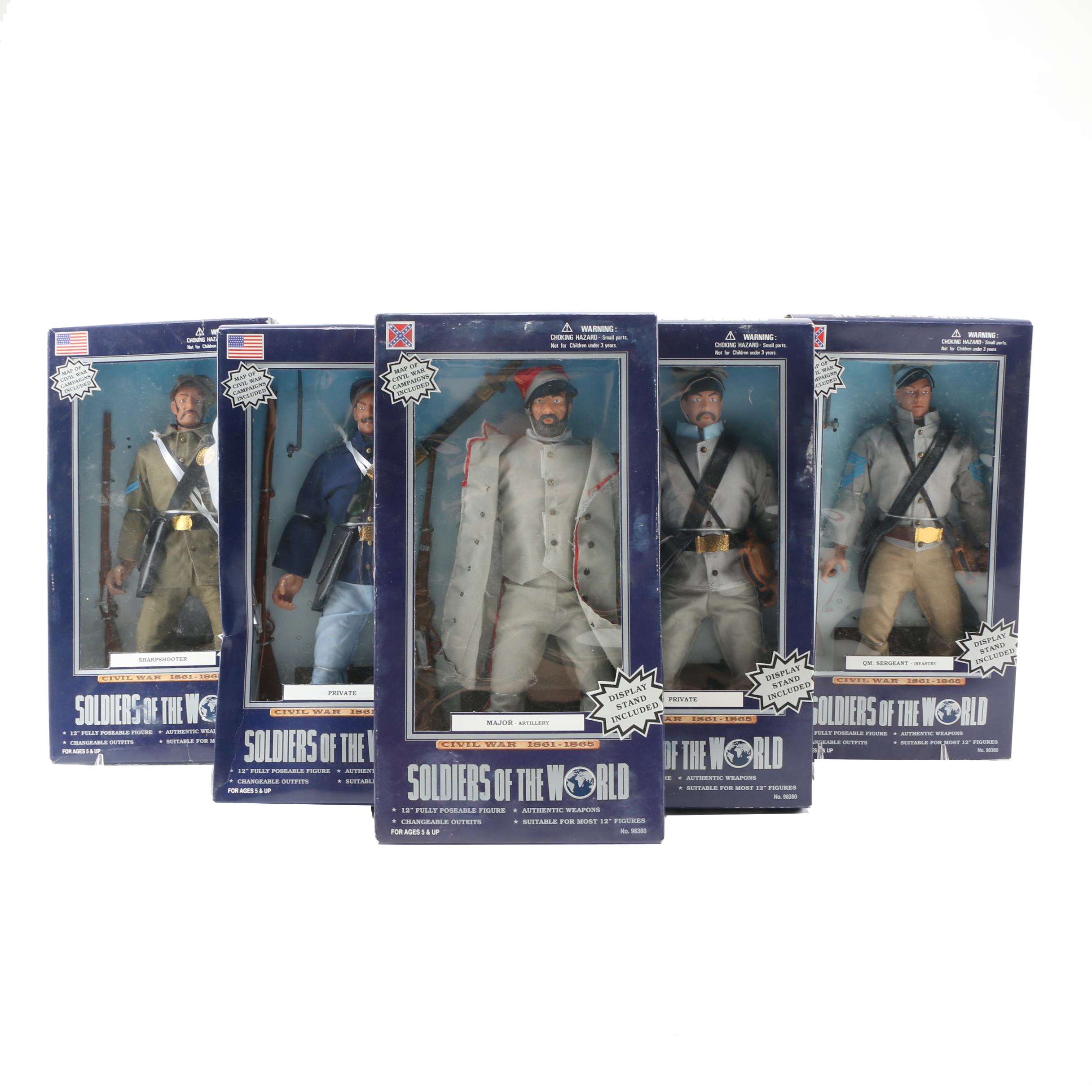 "Soldiers of The World" Civil War Action Figures