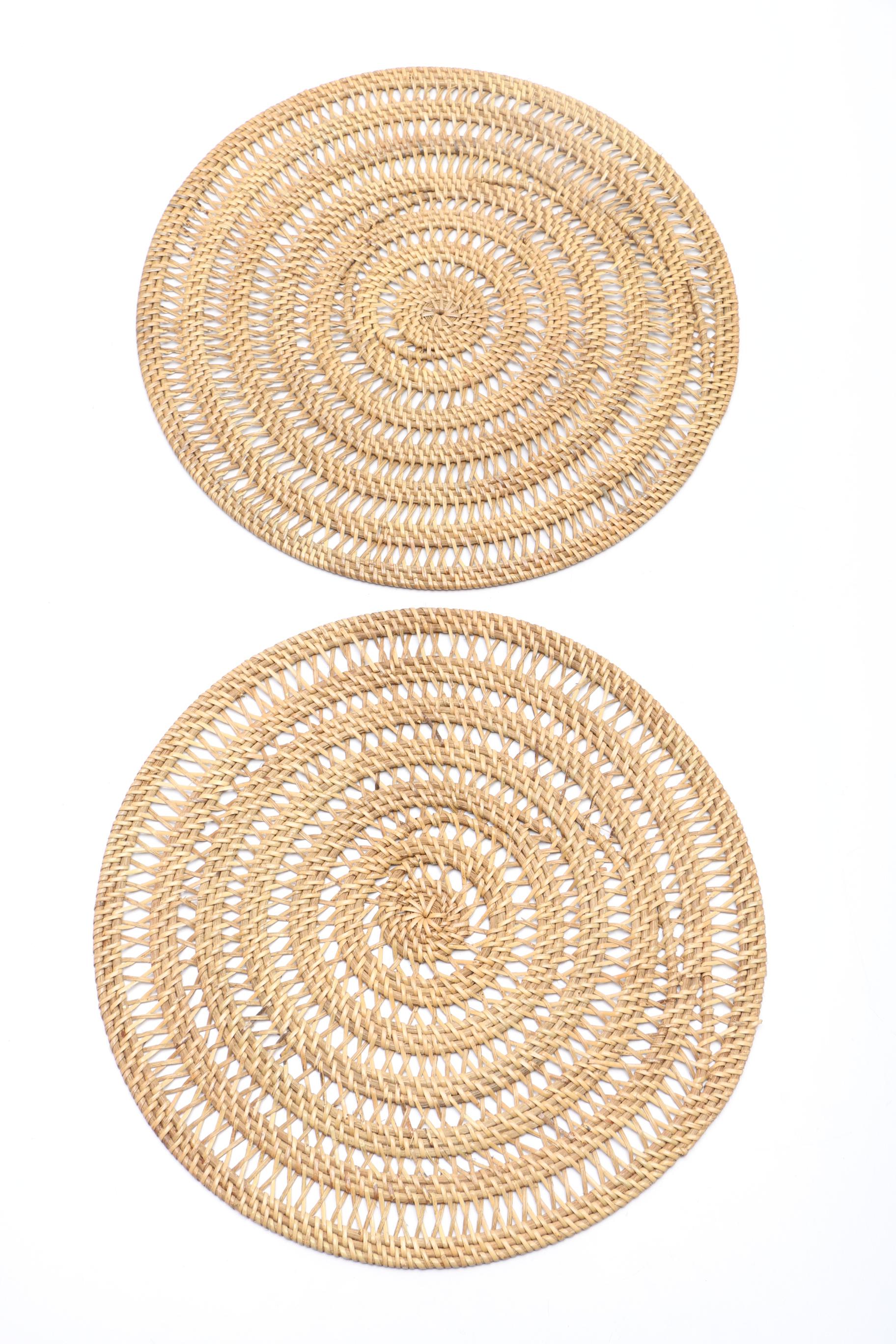 Handmade Quilt Table Runner and Straw Placemats