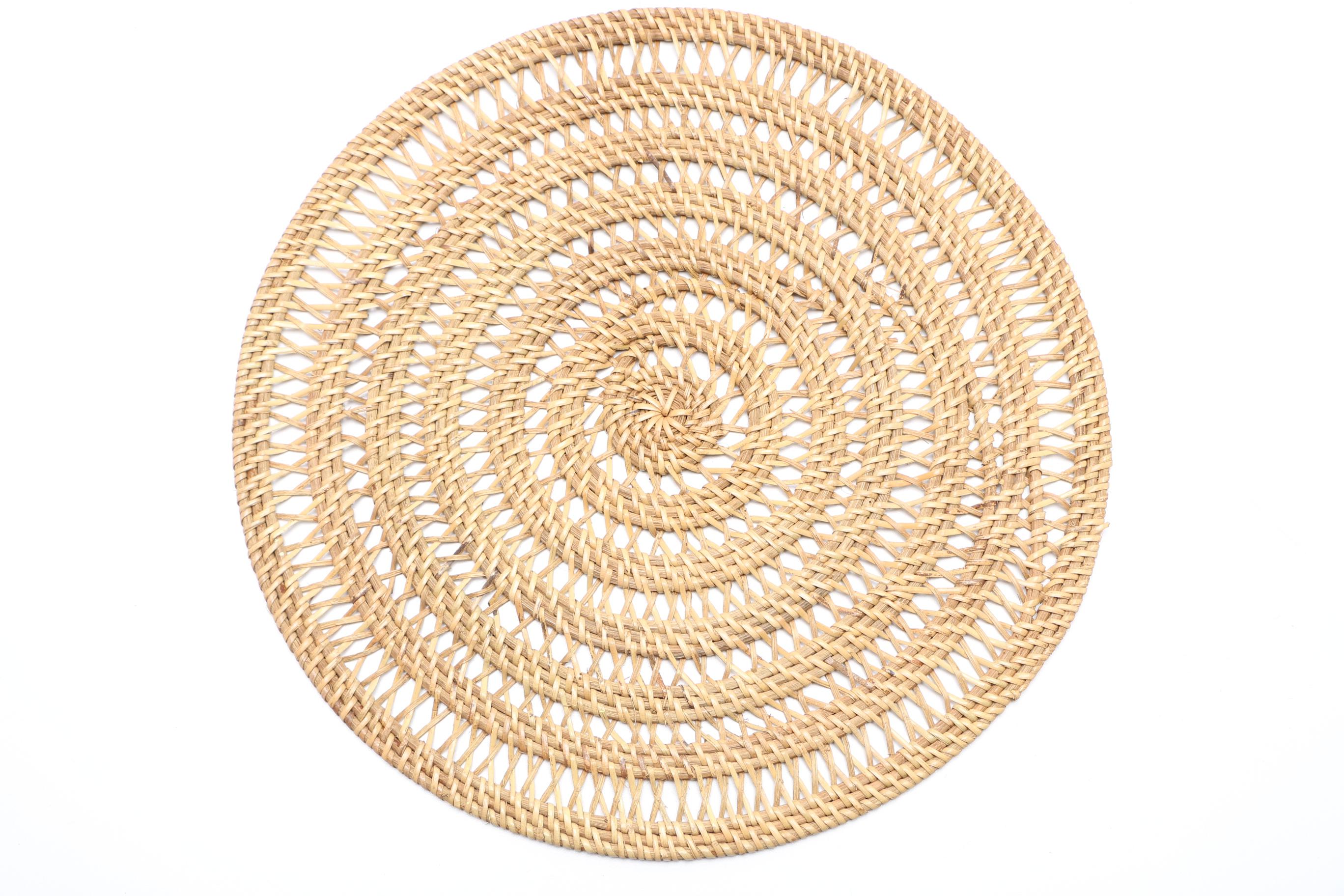 Handmade Quilt Table Runner and Straw Placemats