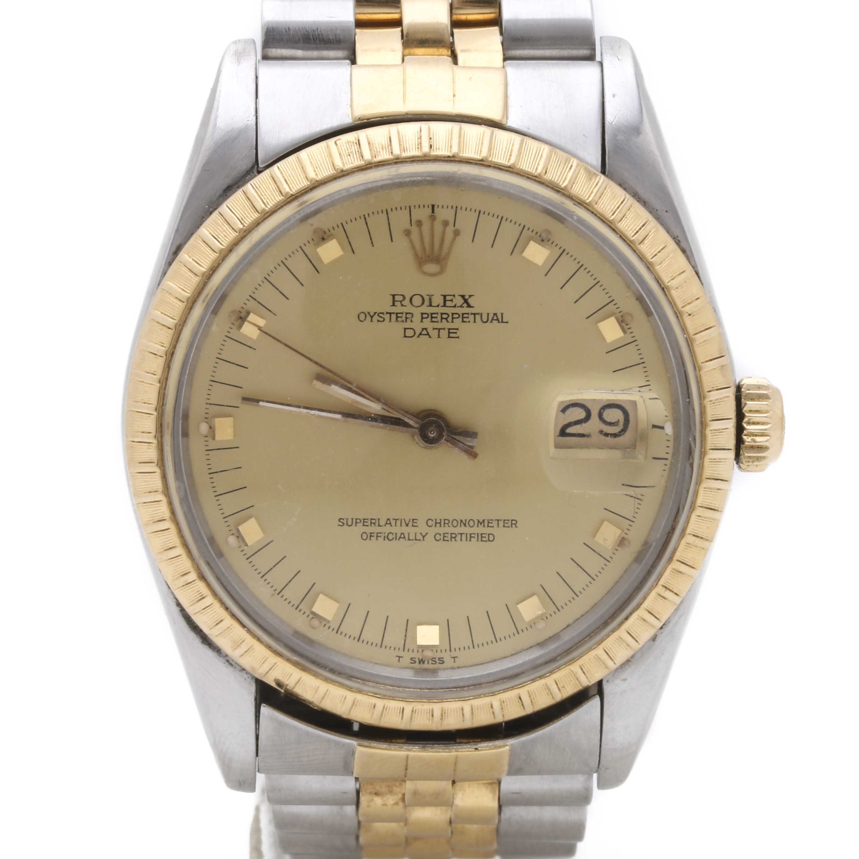 Rolex Stainless Steel and 18K Gold Watch