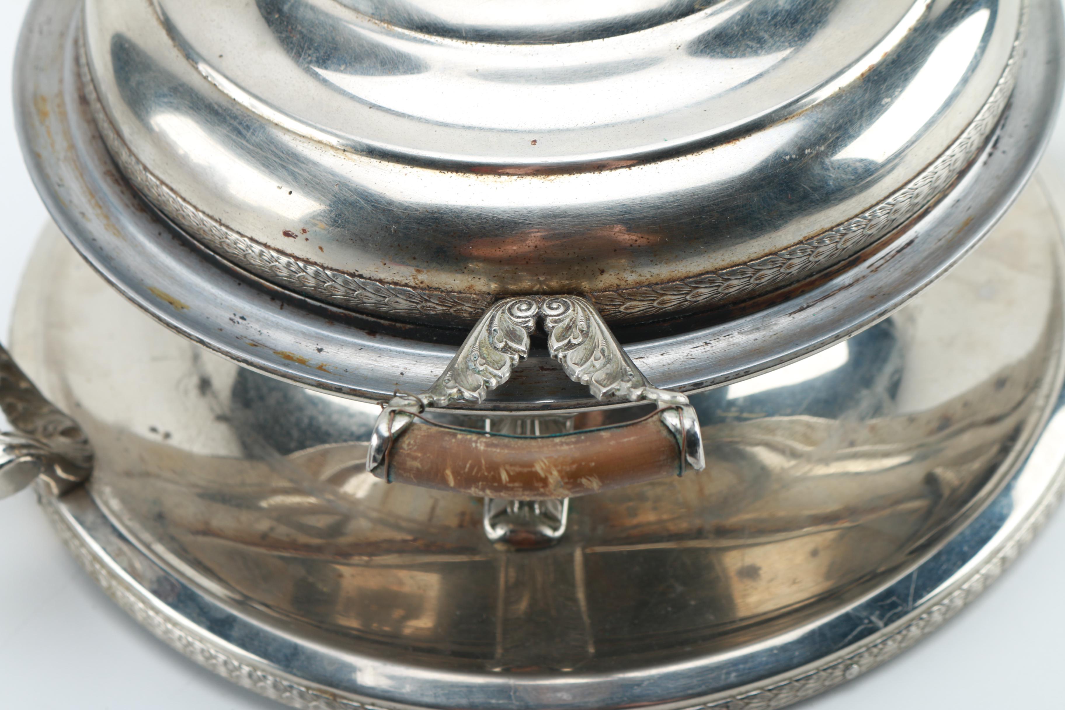 Vintage Royal Rochester Silver Plate Waffle Iron