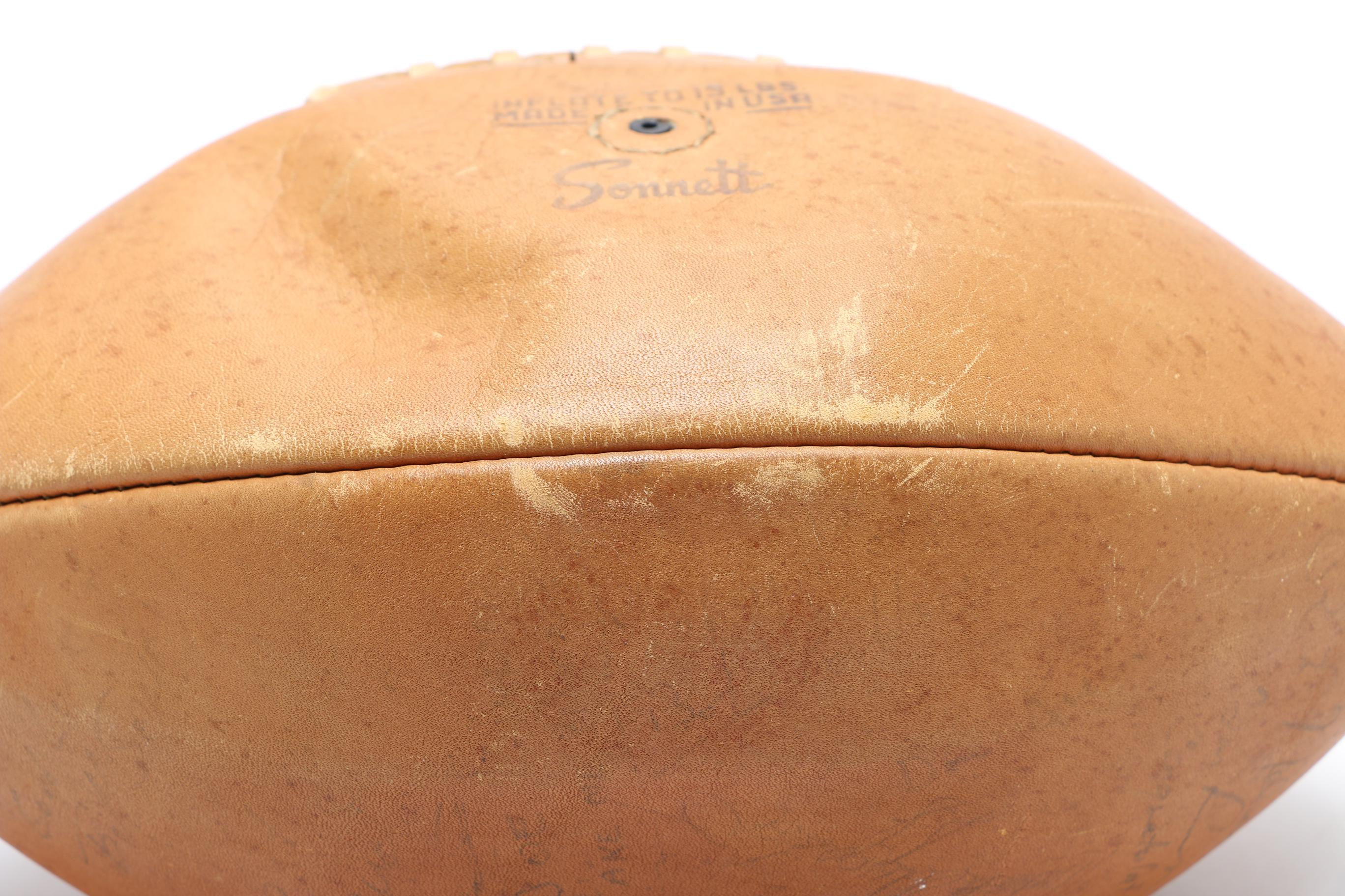 Autographed Notre Dame Football