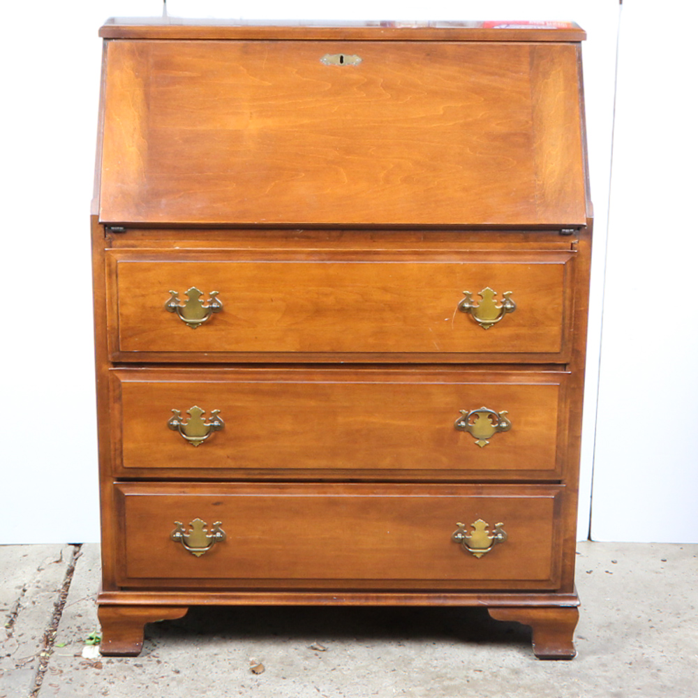 Vintage Federal Style Cherry Secretary