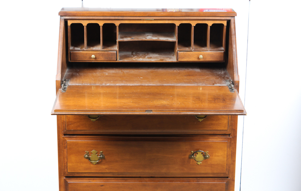 Vintage Federal Style Cherry Secretary