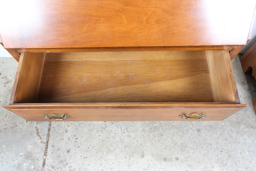 Vintage Federal Style Cherry Secretary