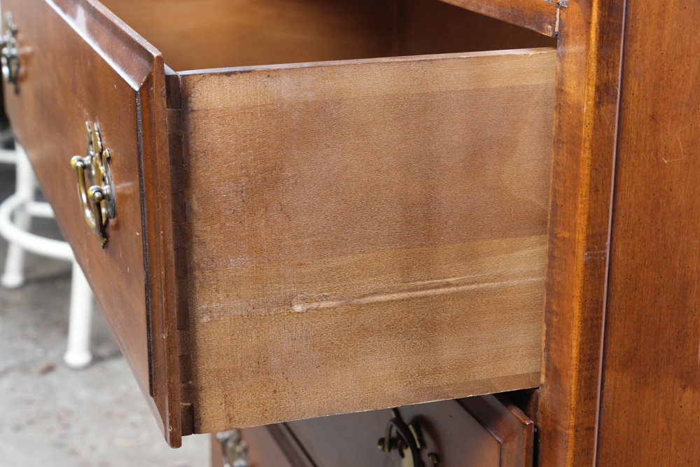 Vintage Federal Style Cherry Secretary