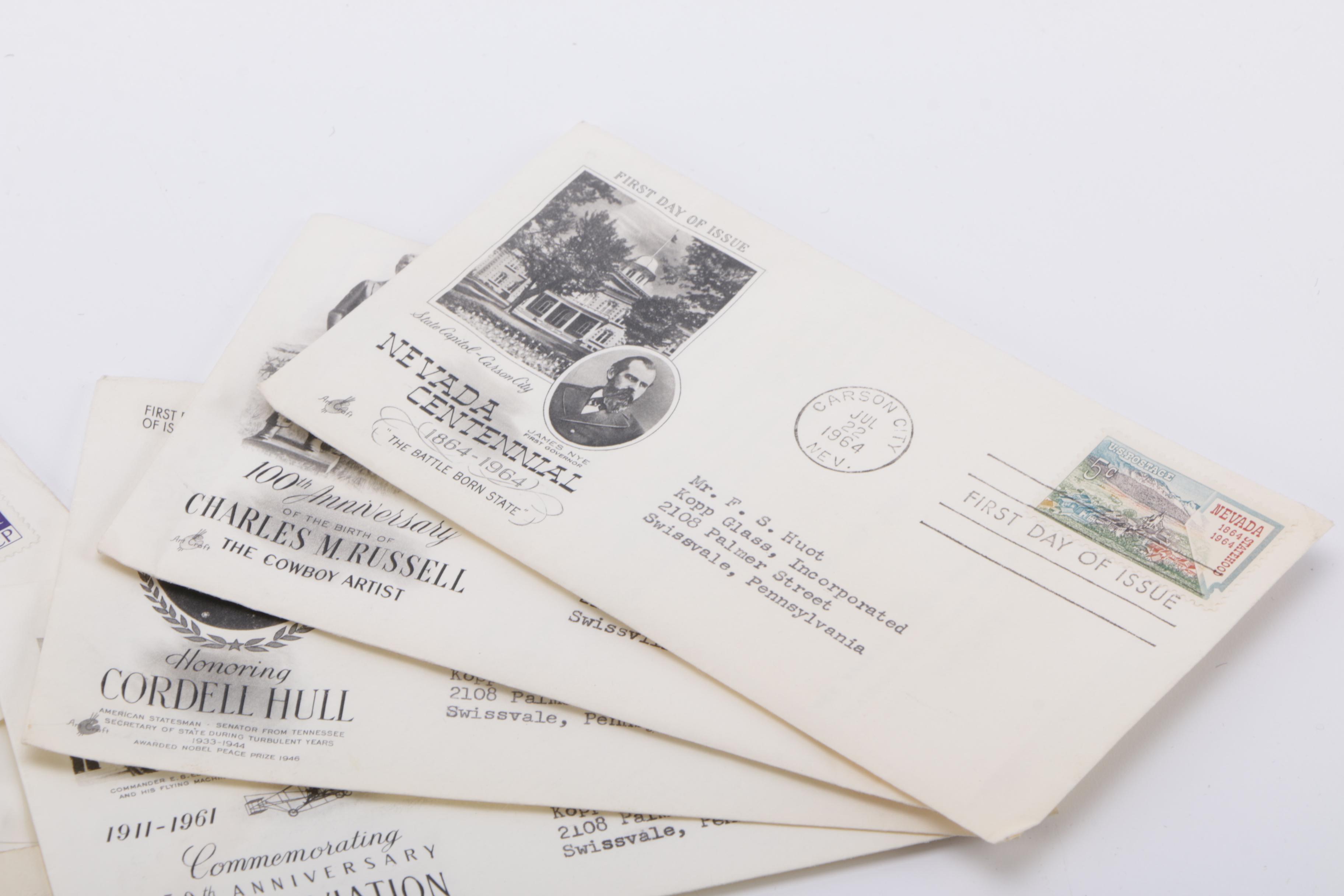 Vintage Collection of Stamps and Envelopes