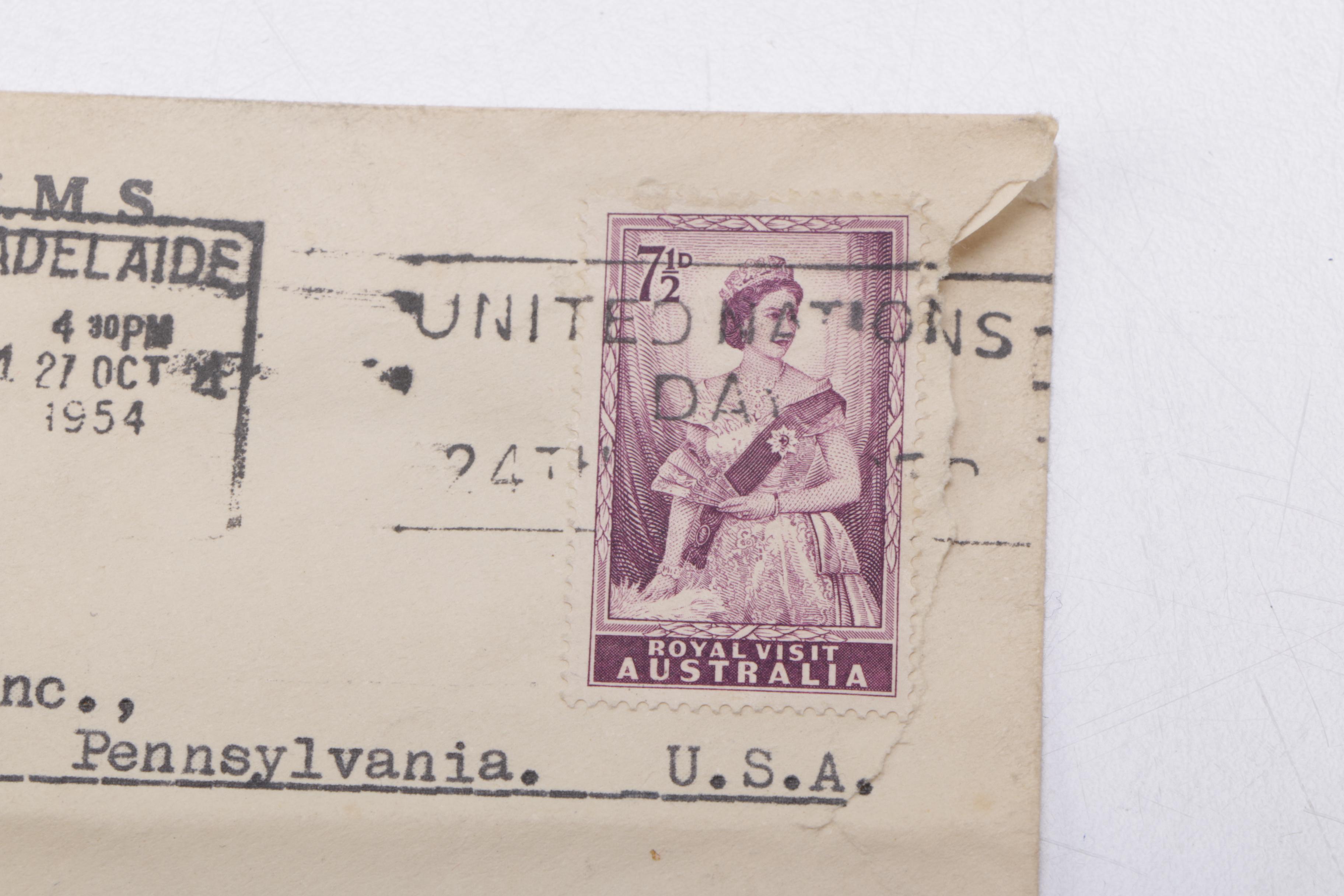 Vintage Collection of Stamps and Envelopes