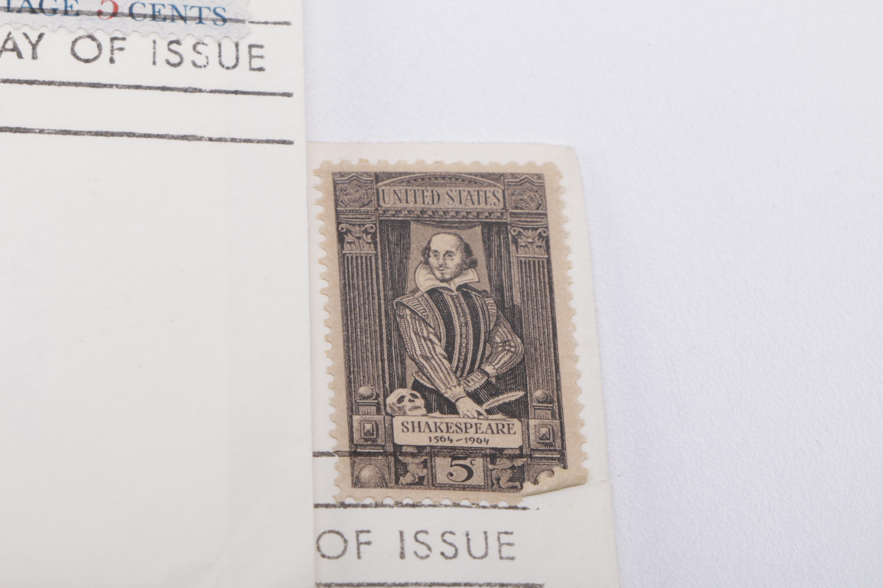 Vintage Collection of Stamps and Envelopes