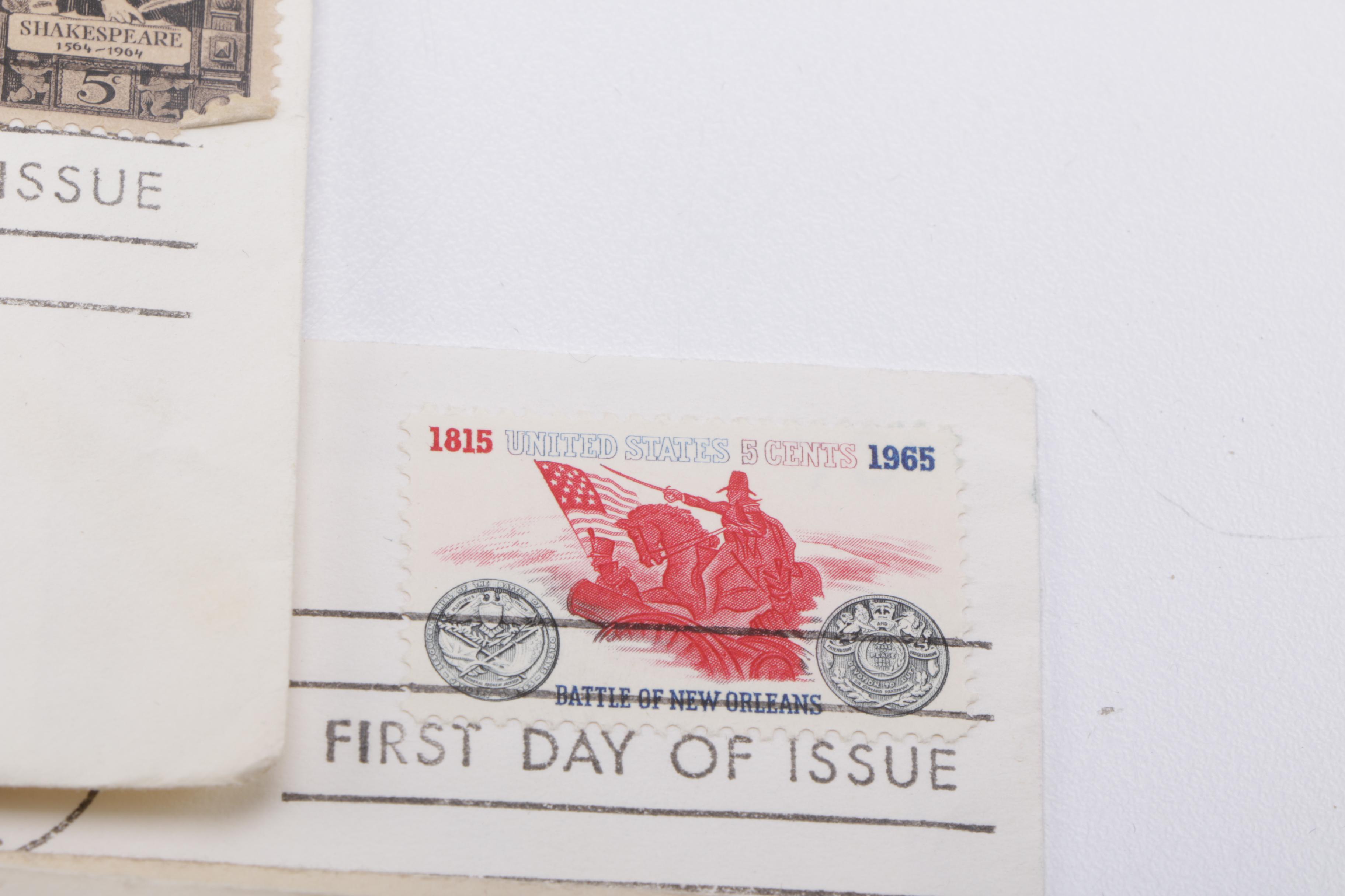 Vintage Collection of Stamps and Envelopes