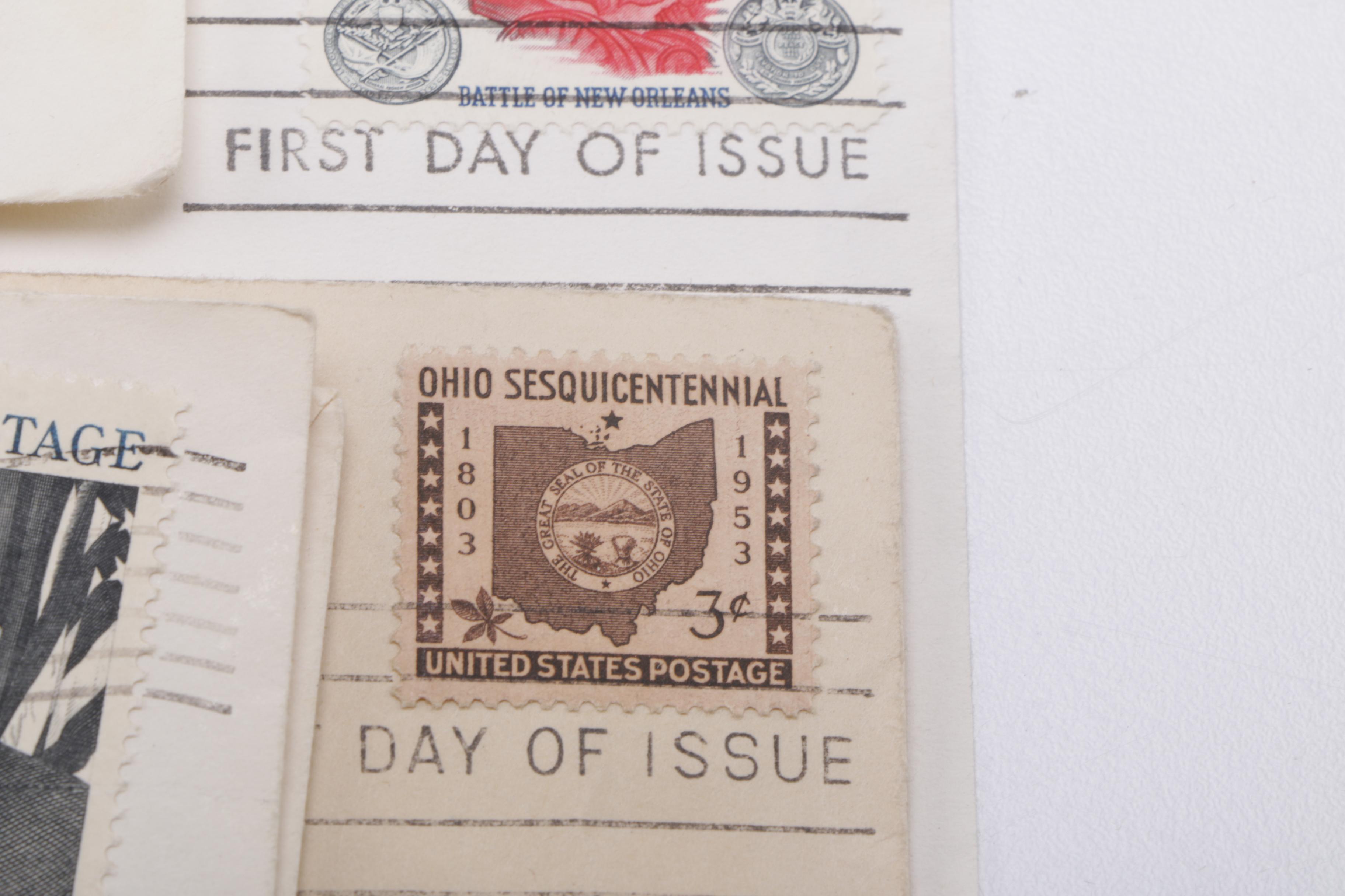 Vintage Collection of Stamps and Envelopes