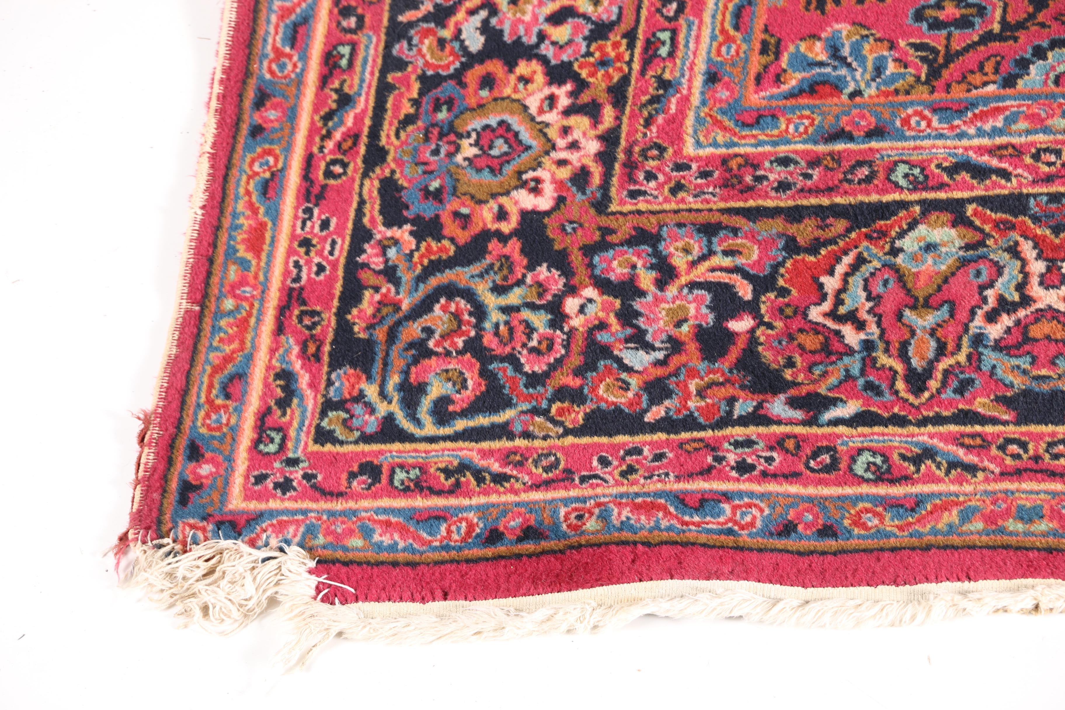 Room-Sized Handwoven Sarouk Area Rug