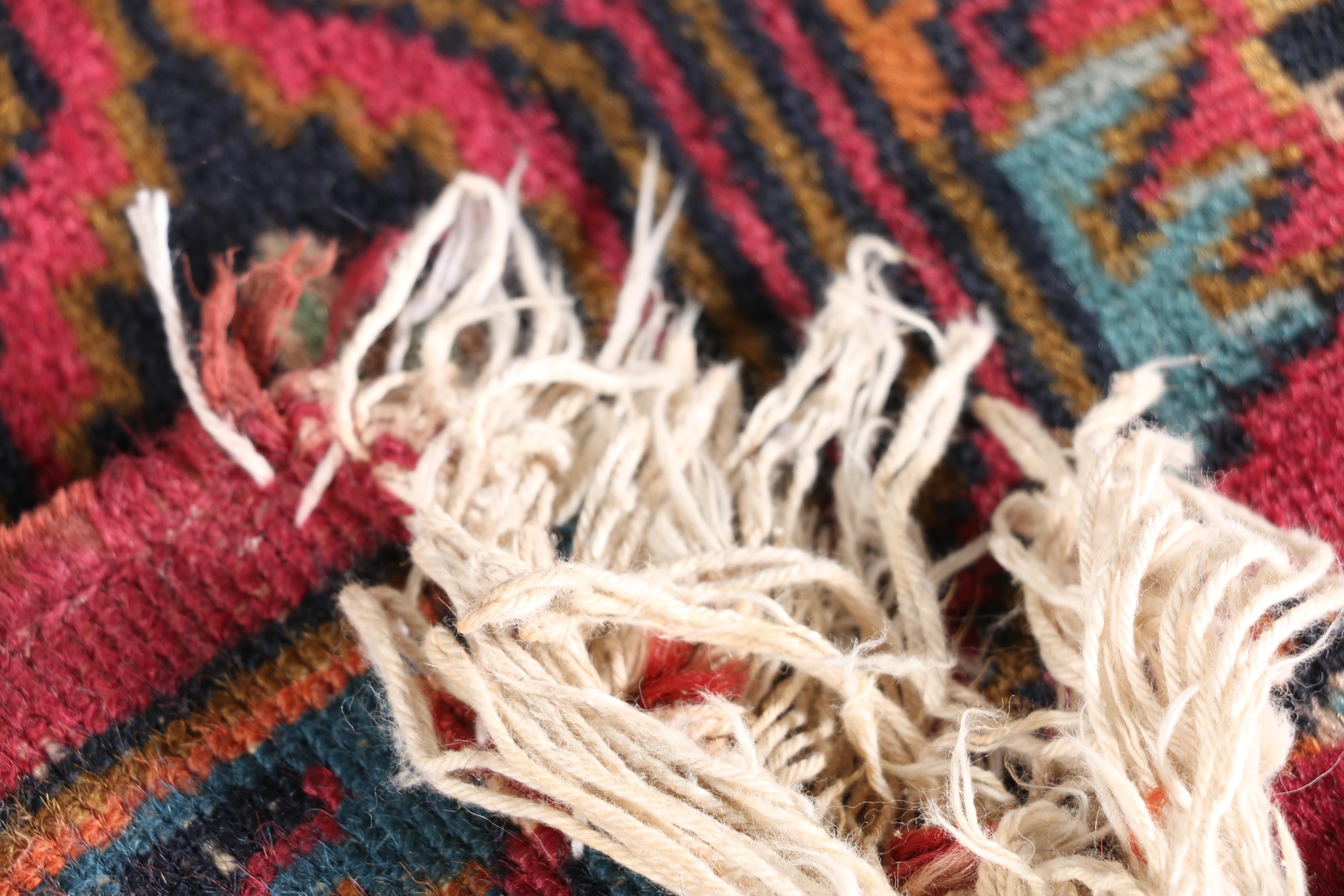 Room-Sized Handwoven Sarouk Area Rug