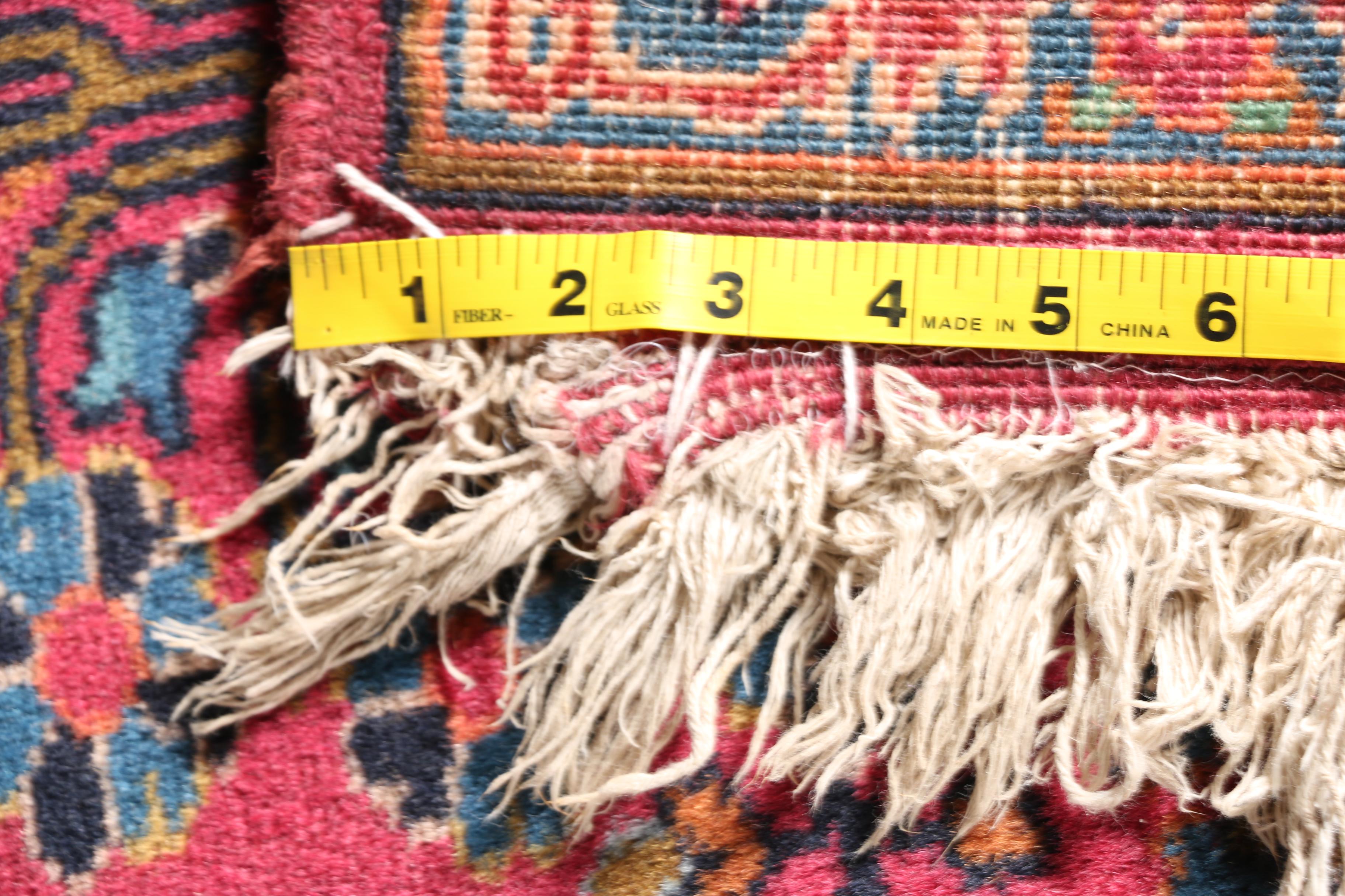 Room-Sized Handwoven Sarouk Area Rug