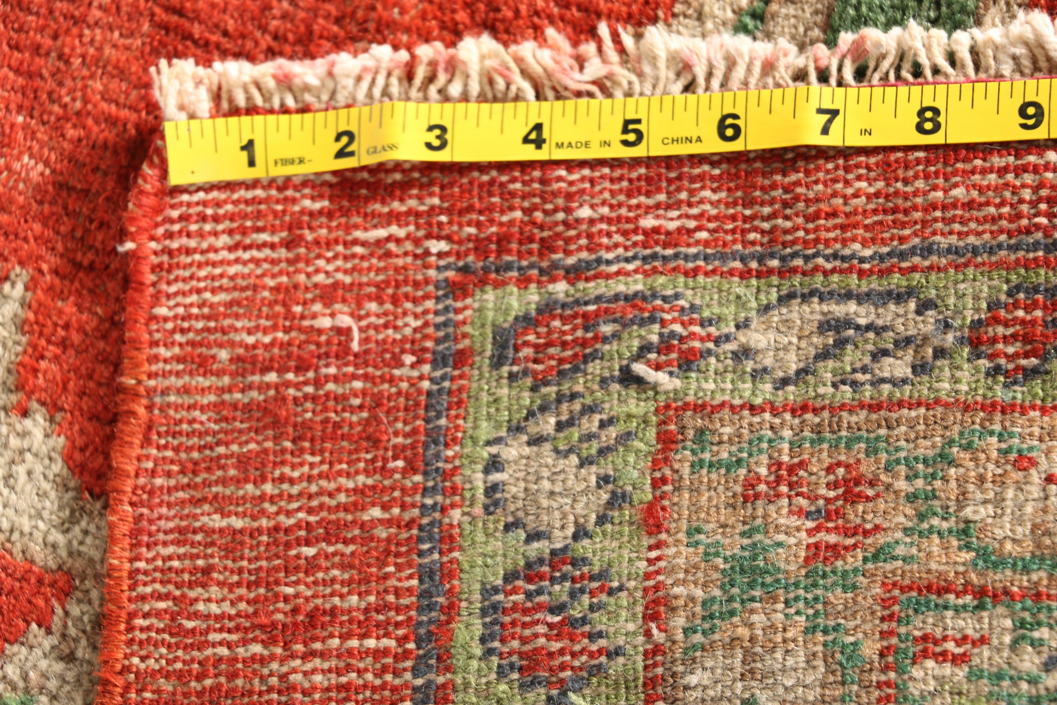 Antique Hand-Knotted Mahal Area Rug, Circa 1900