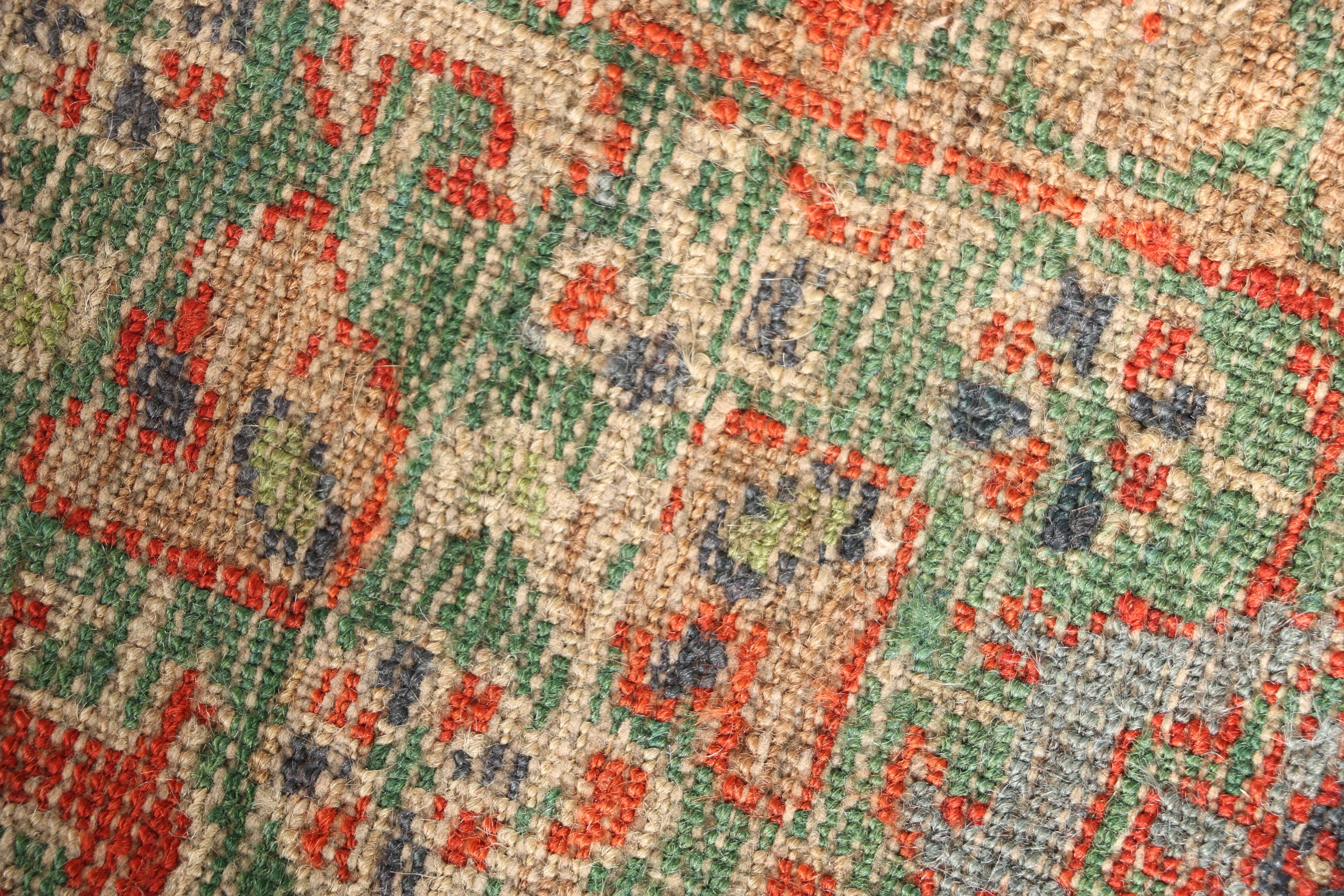 Antique Hand-Knotted Mahal Area Rug, Circa 1900