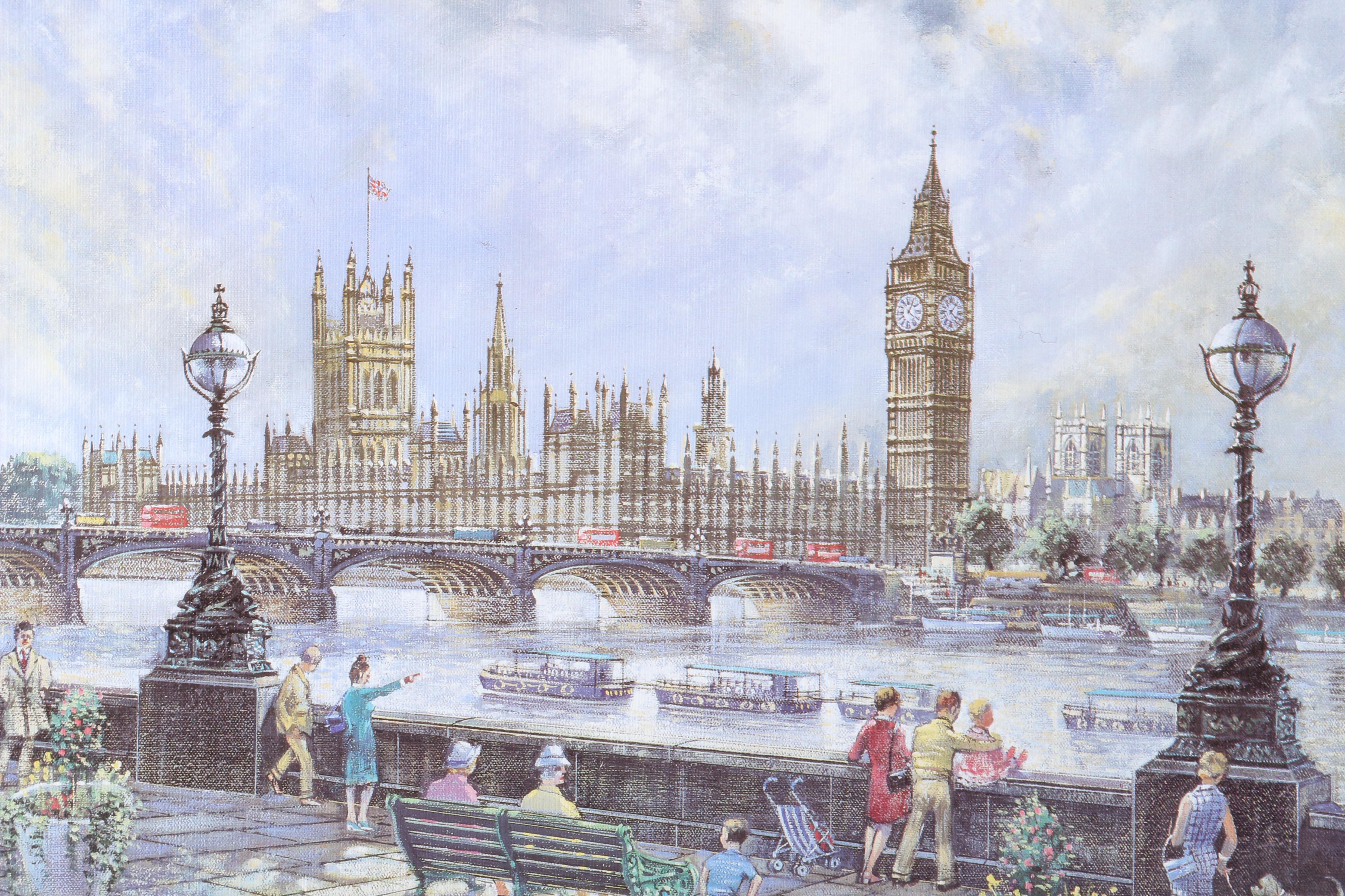After H. Moss Offset Lithographs of London Landmarks