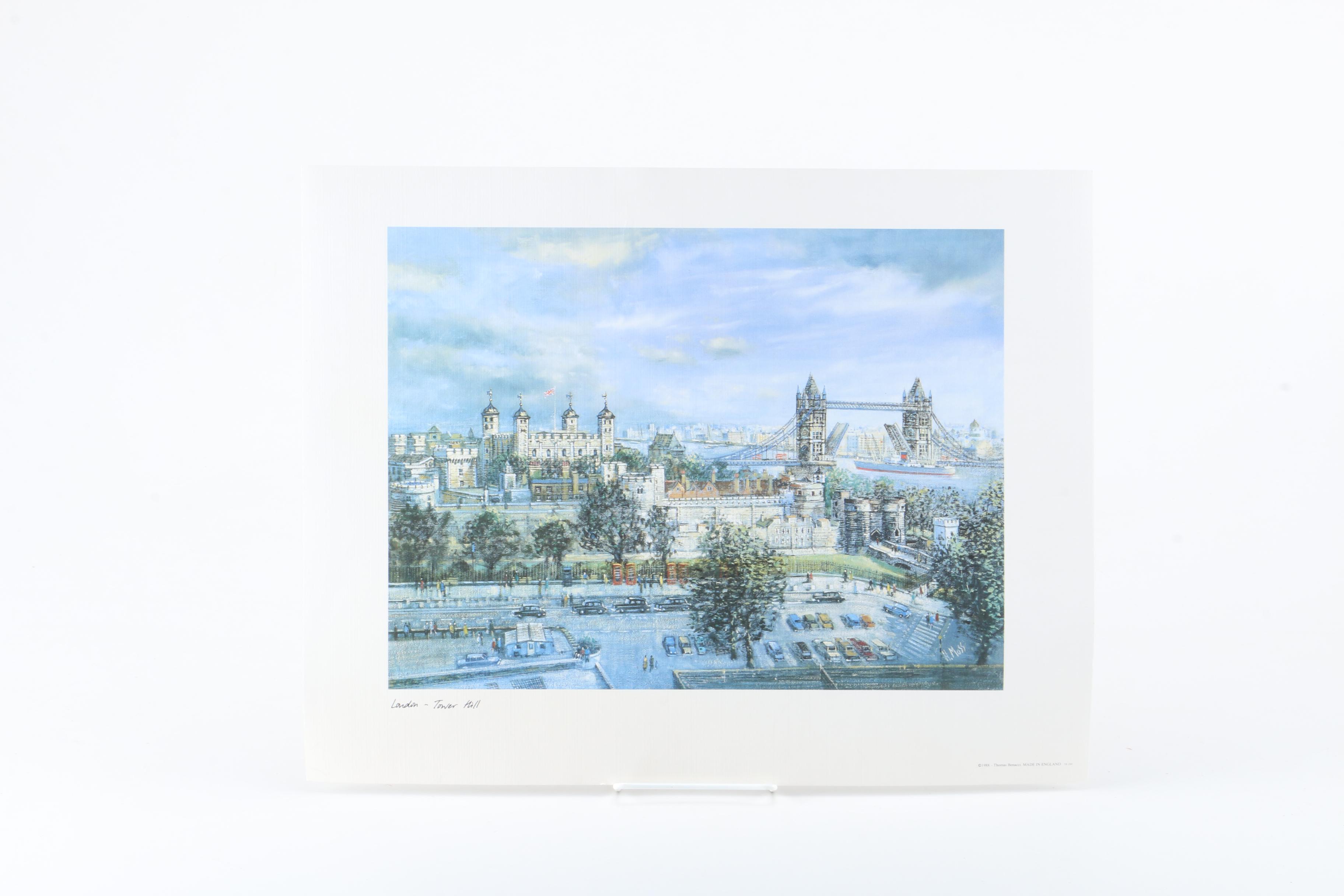 After H. Moss Offset Lithographs of London Landmarks