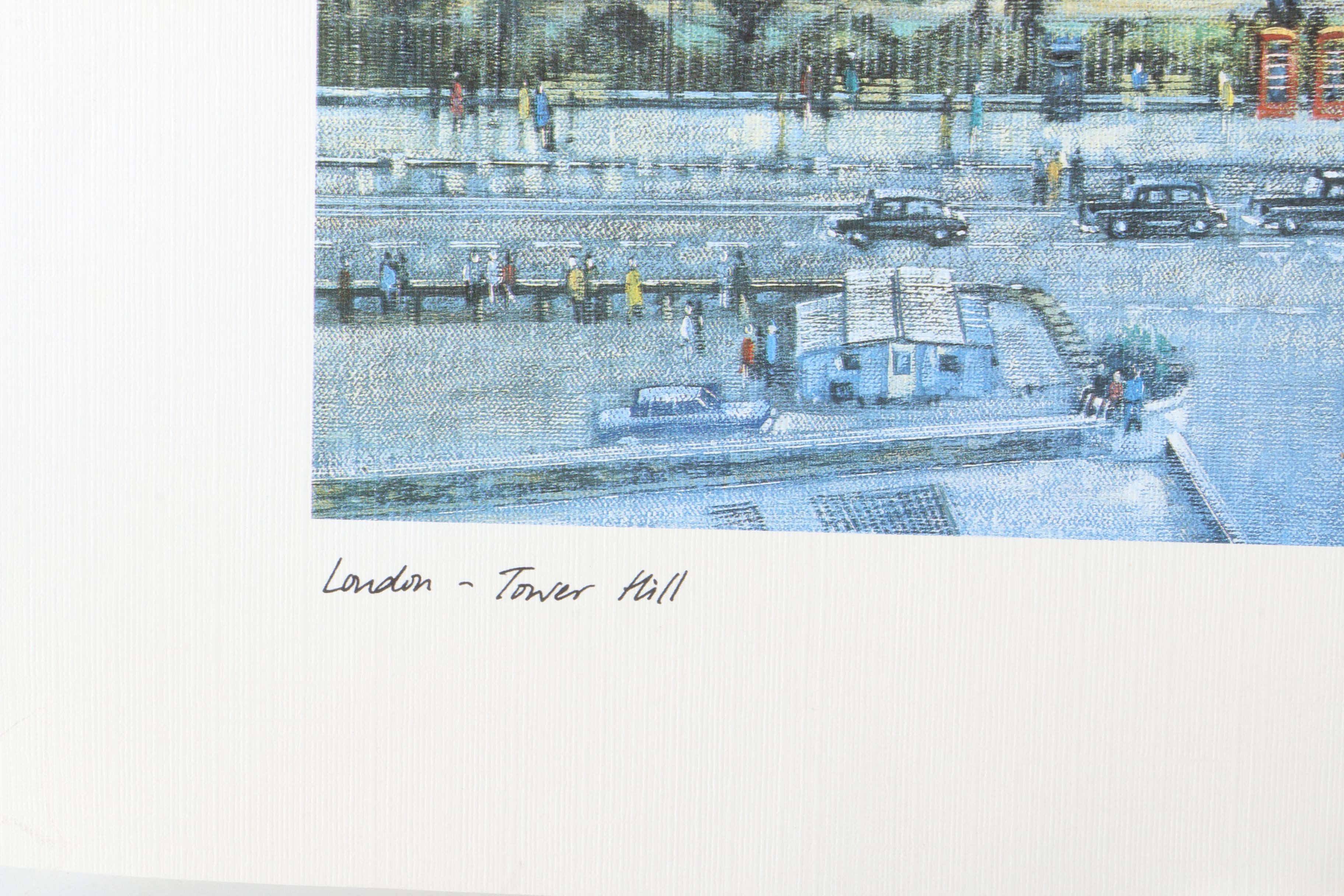 After H. Moss Offset Lithographs of London Landmarks