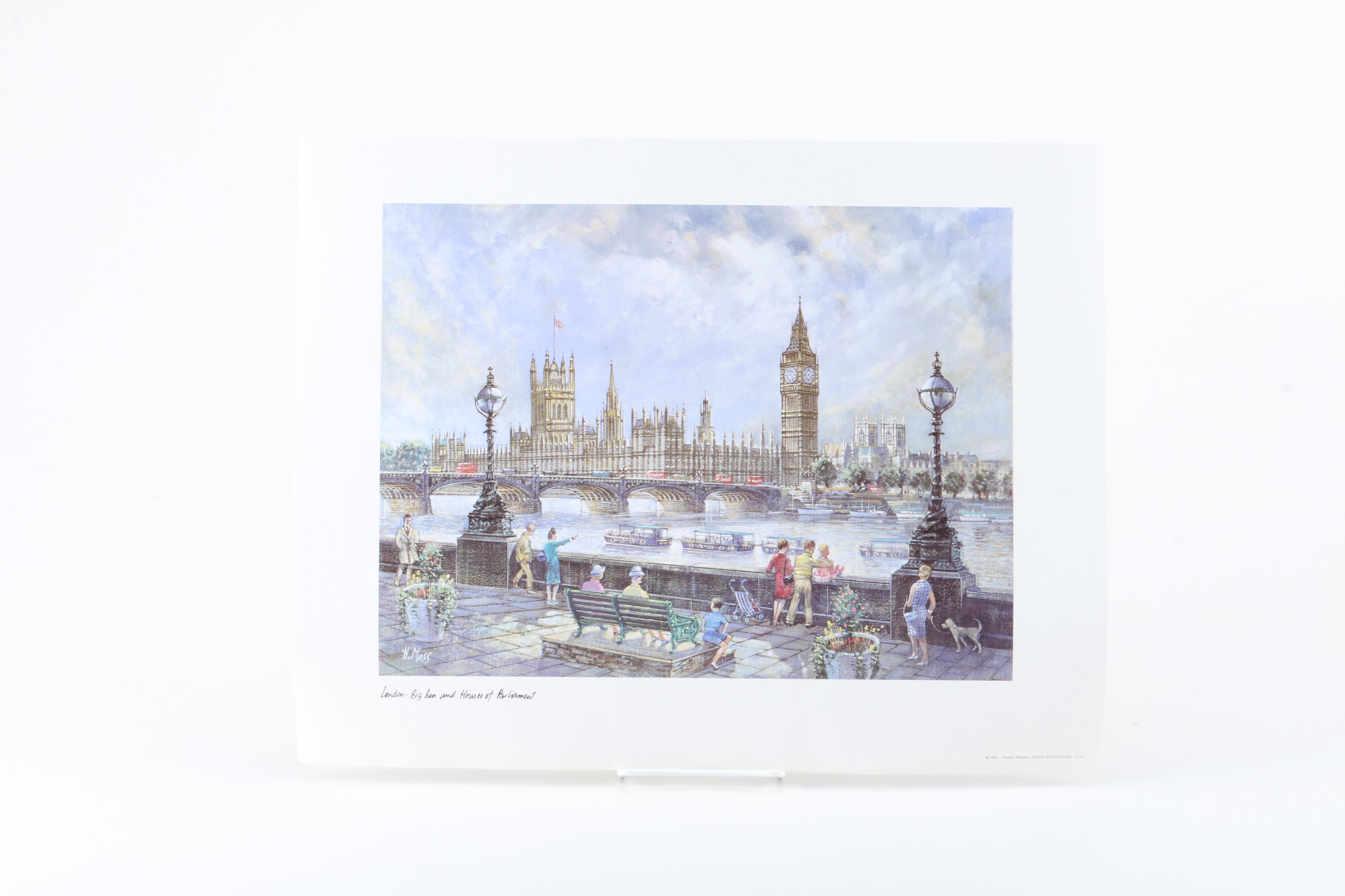 After H. Moss Offset Lithographs of London Landmarks