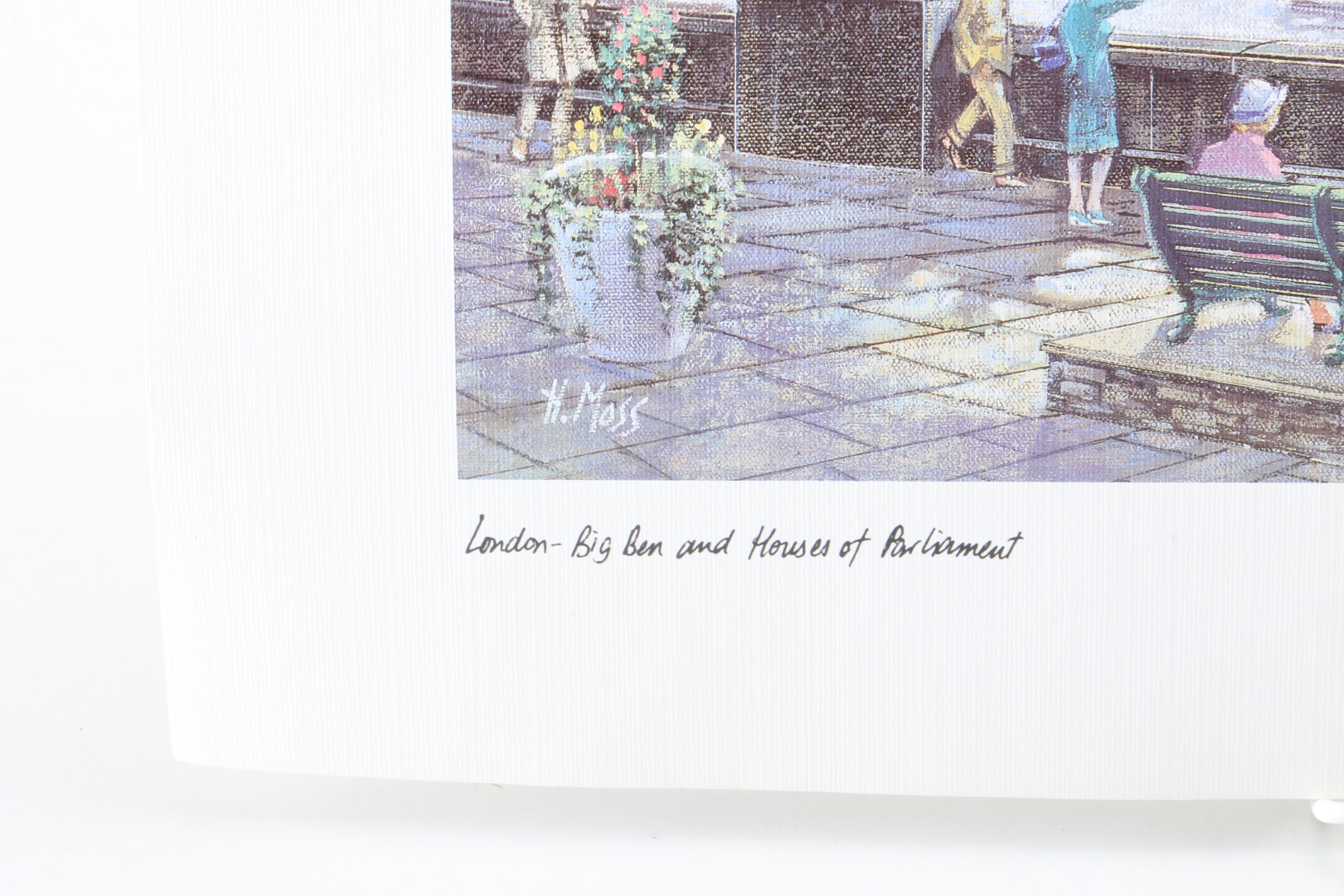 After H. Moss Offset Lithographs of London Landmarks