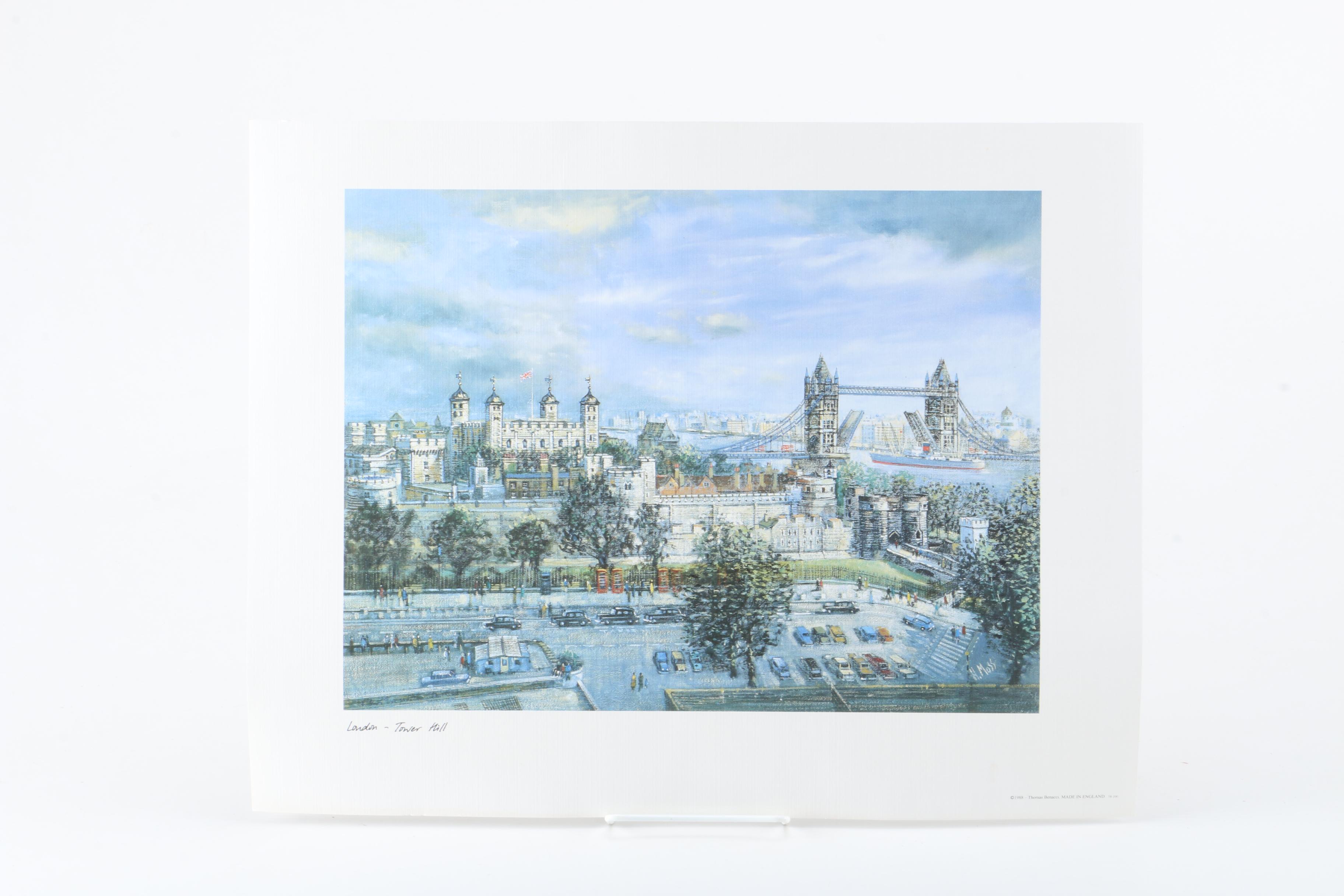 After H. Moss Offset Lithographs of London Landmarks