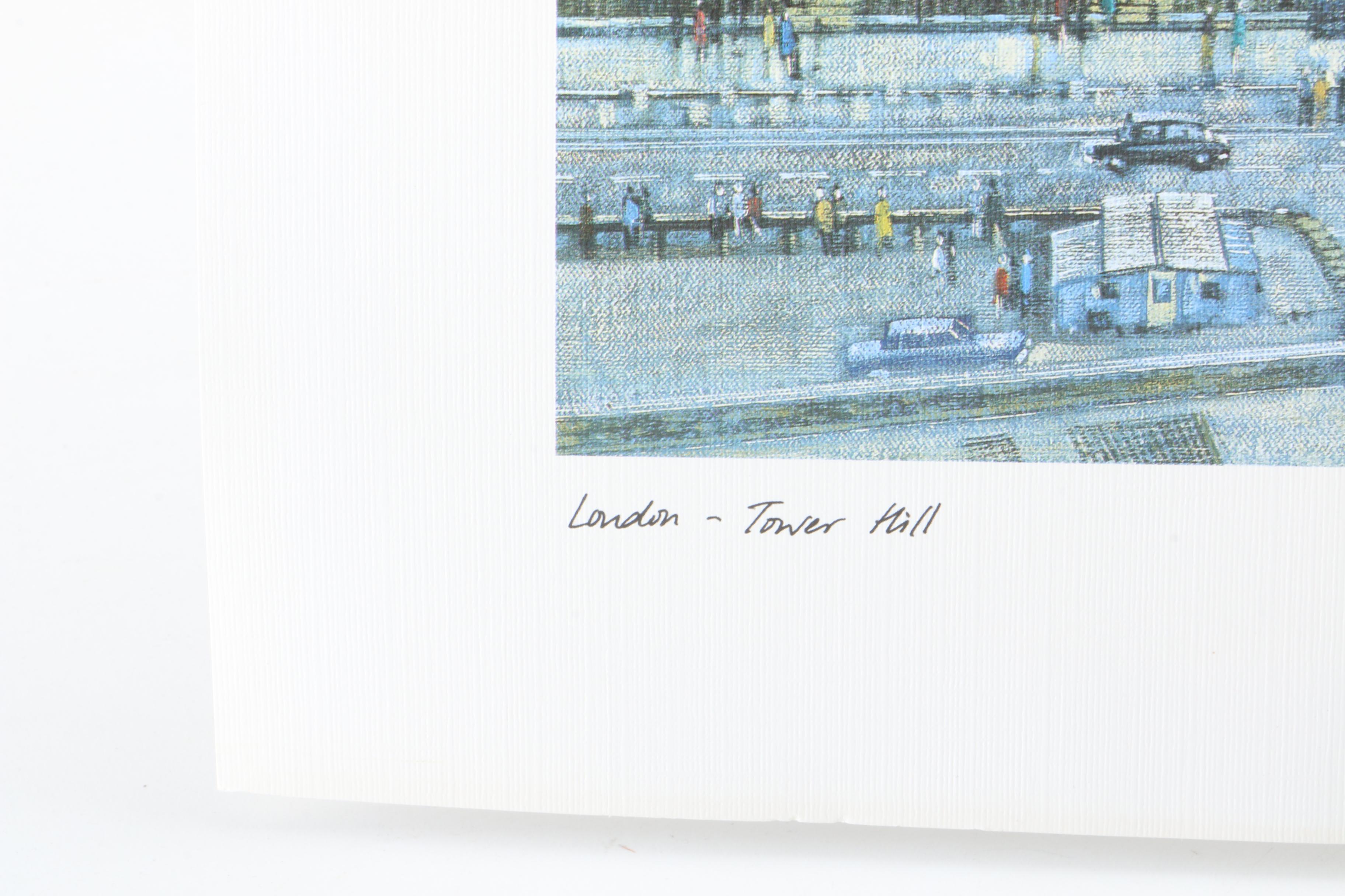 After H. Moss Offset Lithographs of London Landmarks