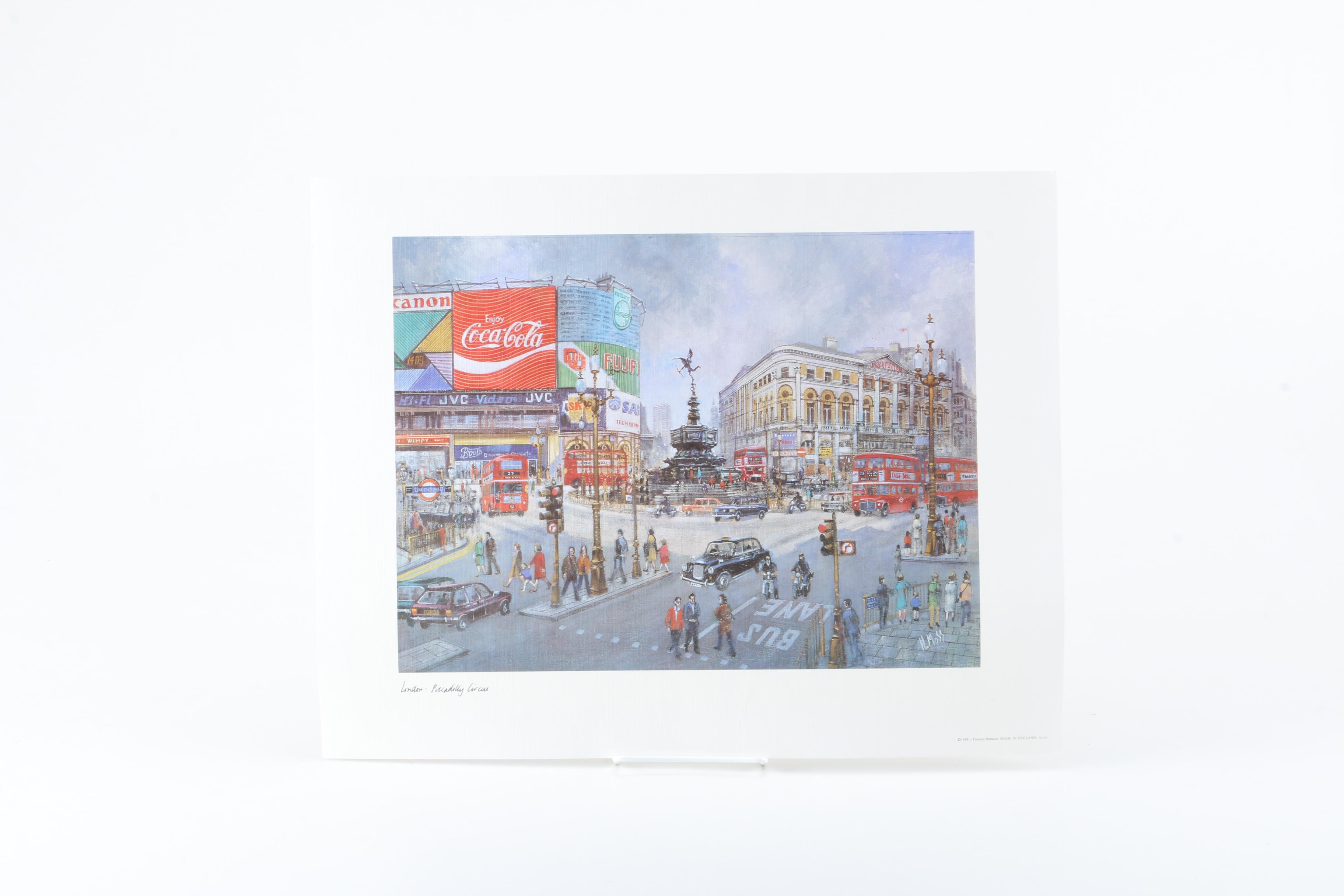 After H. Moss Offset Lithographs of London Landmarks