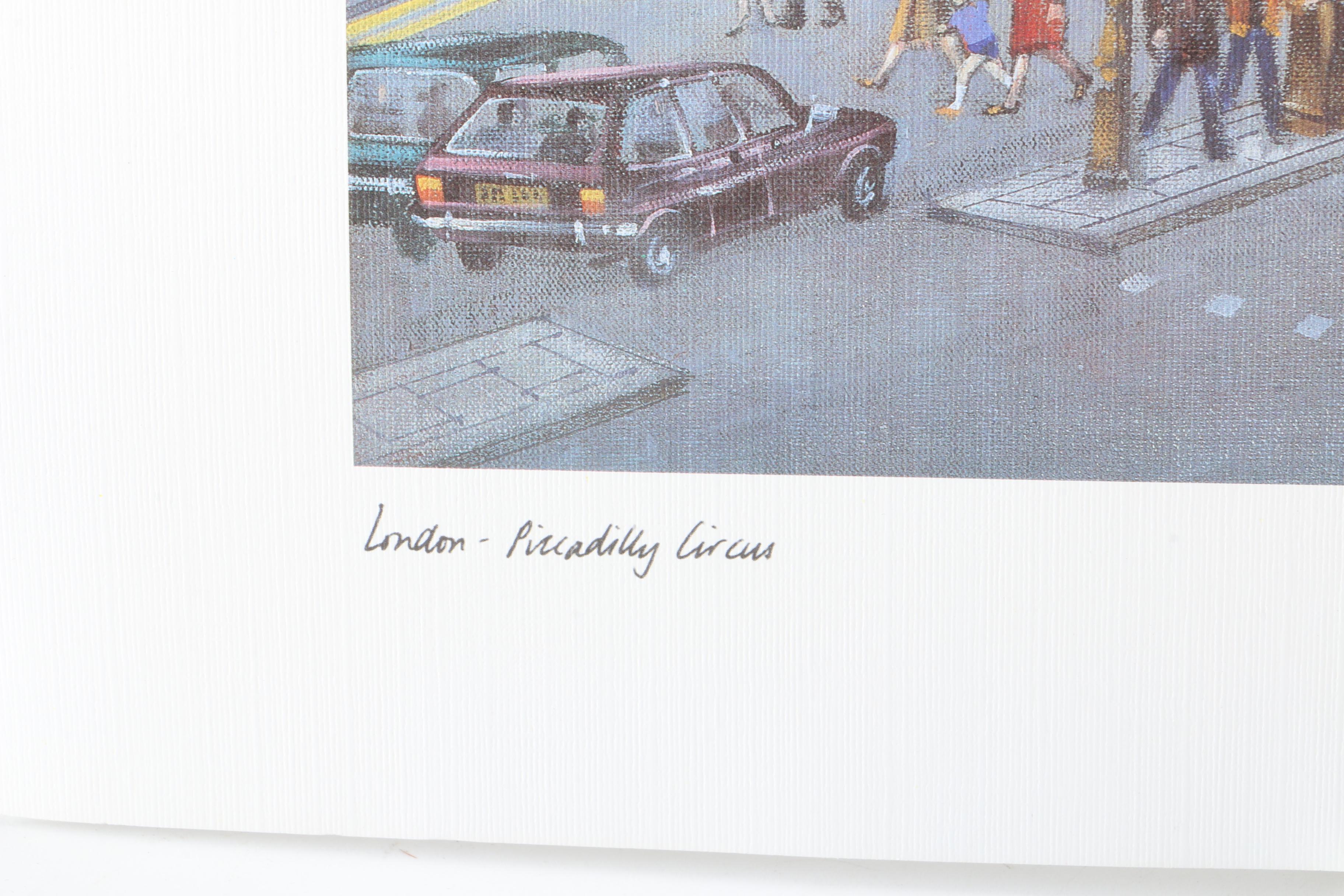 After H. Moss Offset Lithographs of London Landmarks