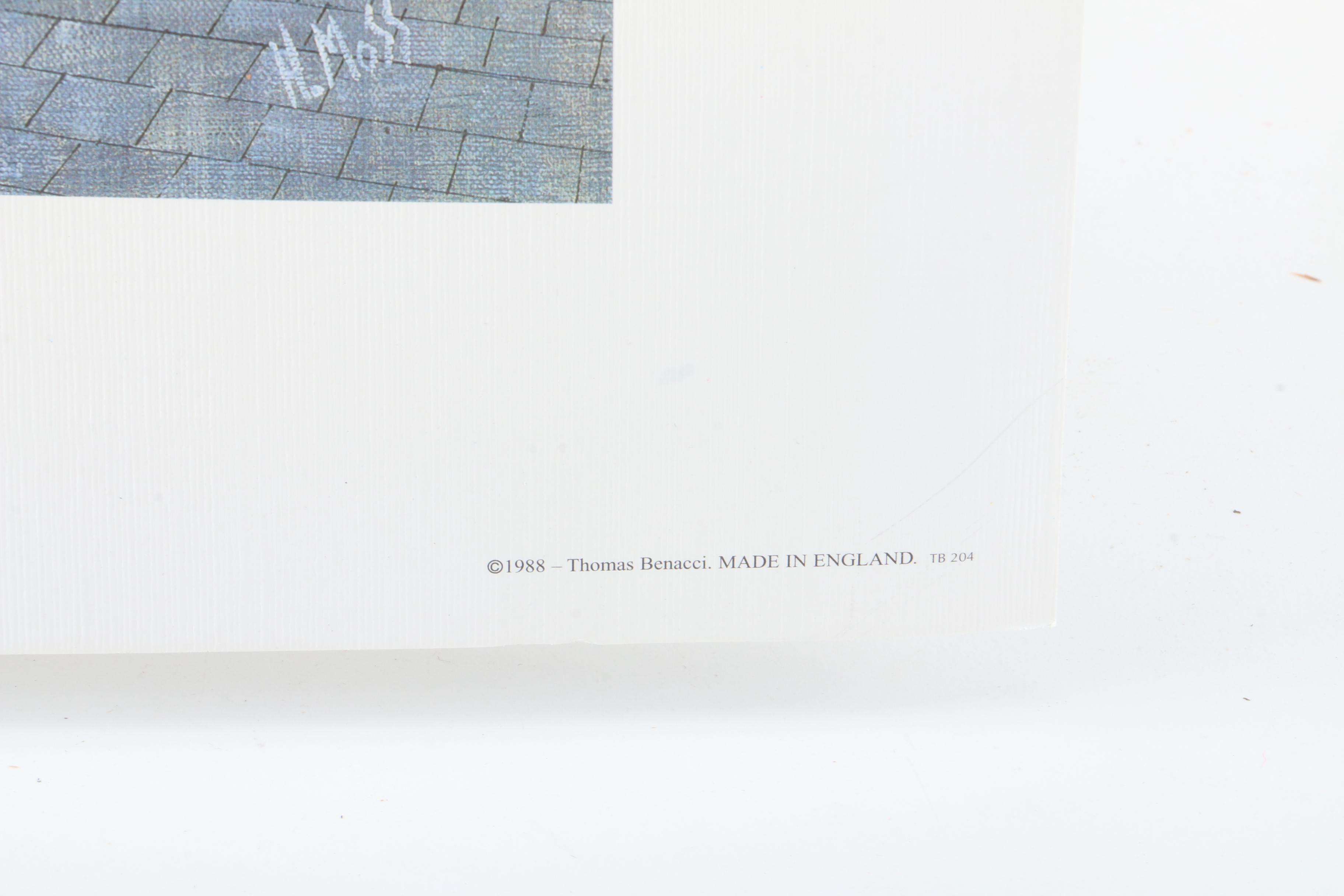 After H. Moss Offset Lithographs of London Landmarks