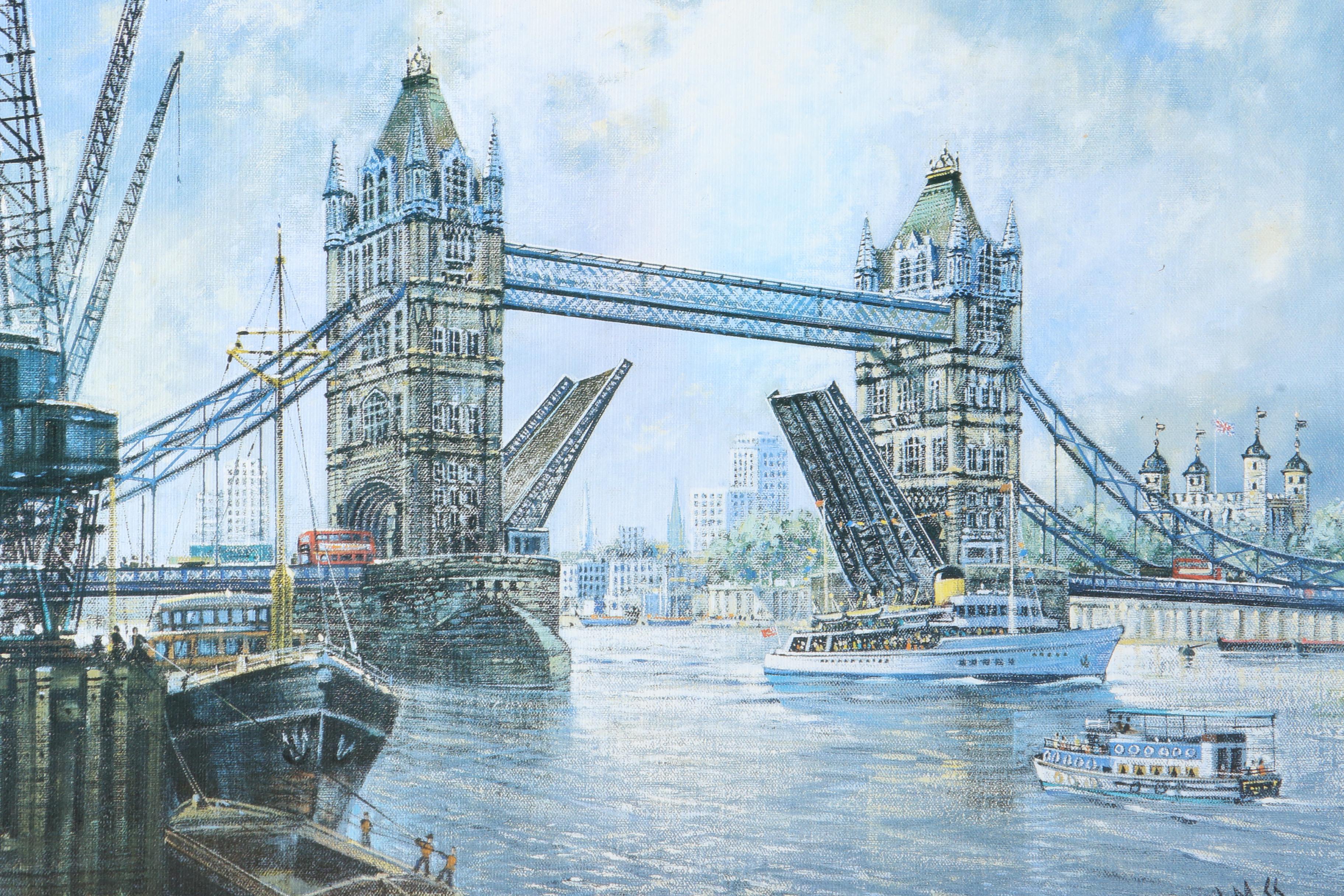 After H. Moss Offset Lithographs of London Landmarks